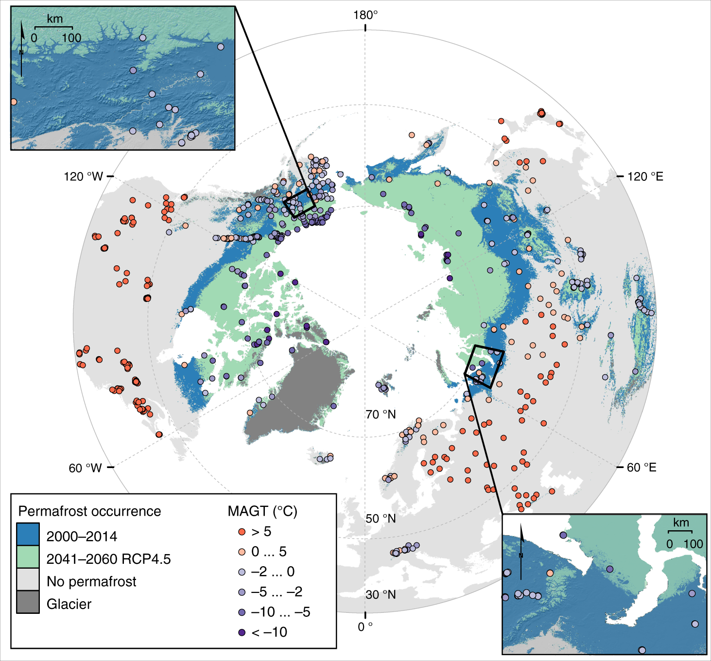 Degrading Permafrost Puts Arctic Infrastructure At Risk By Mid Century Nature Communications Degrading Permafrost Puts Arctic Infrastructure At Risk By Mid Century Nature Communications