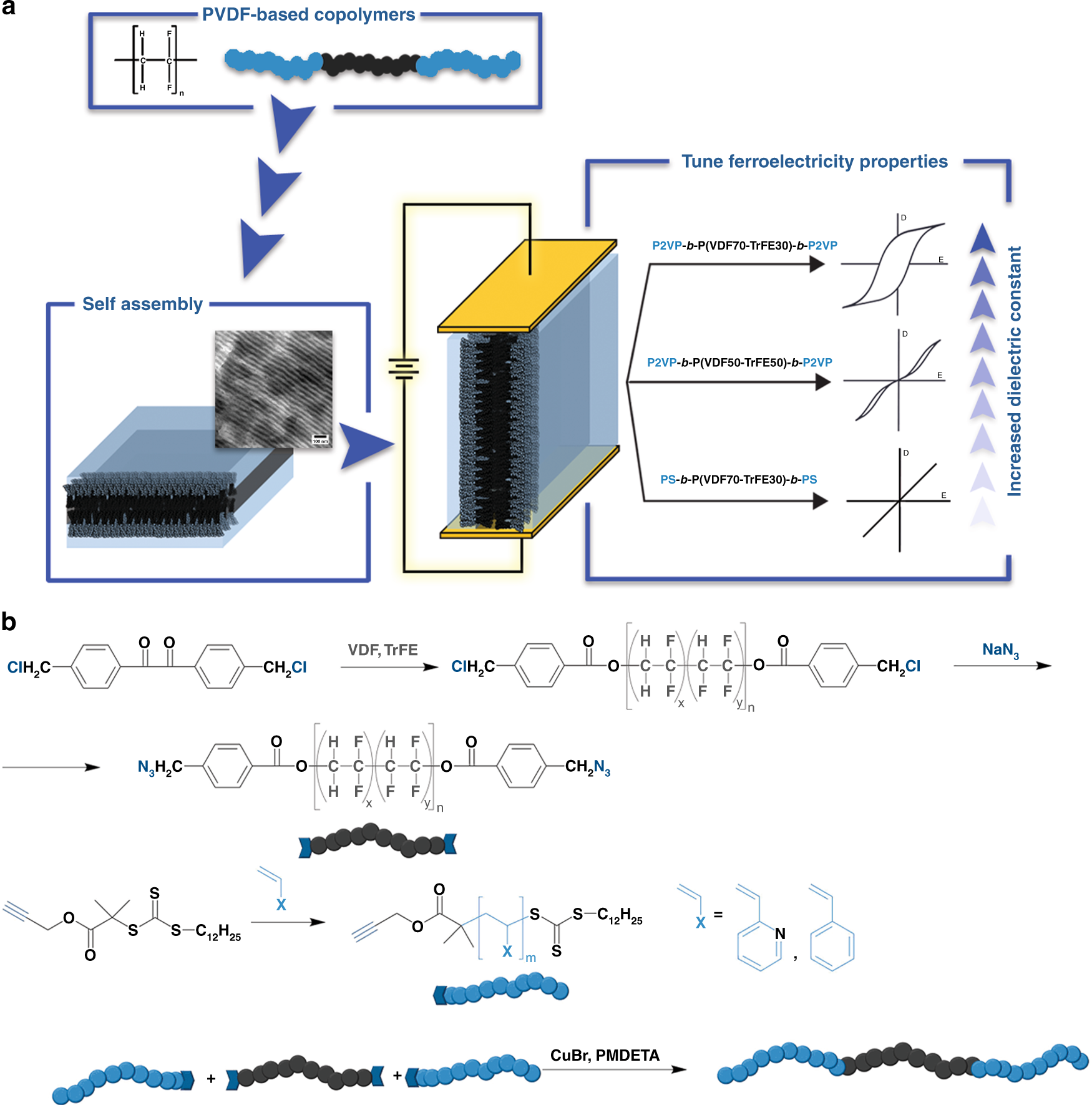 Electroactive Materials With Tunable Response Based On Block Copolymer Self Assembly Nature Communications