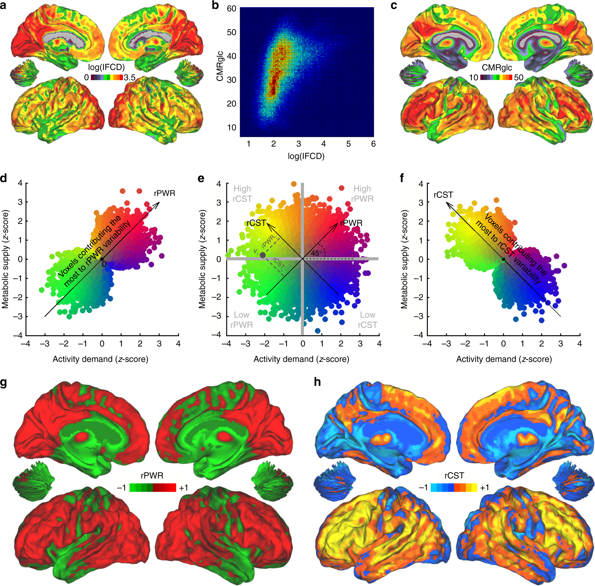 Correspondence Between Cerebral Glucose Metabolism And Bold Reveals Relative Power And Cost In Human Brain Nature Communications