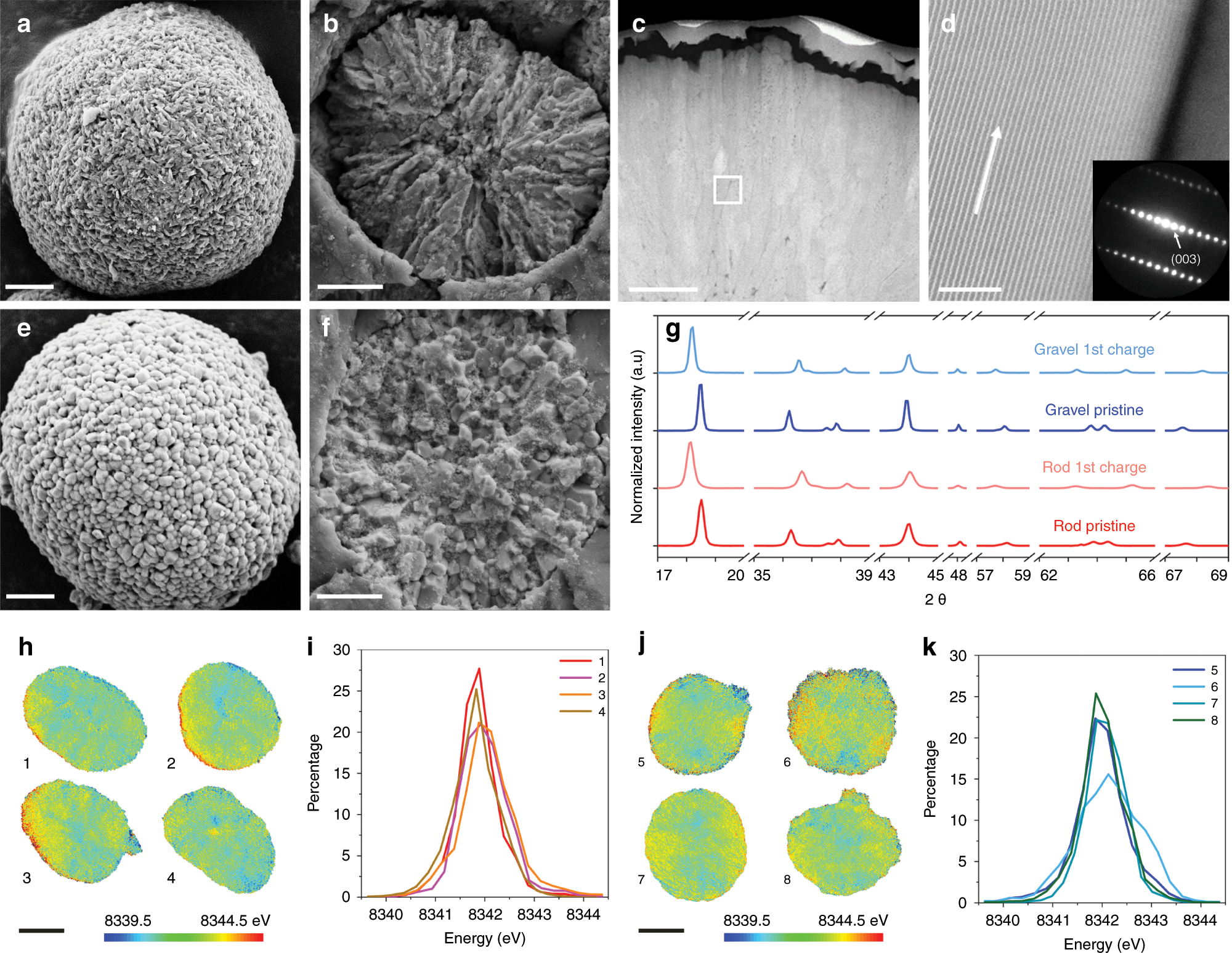 Charge Distribution Guided By Grain Crystallographic Orientations In Polycrystalline Battery Materials Nature Communications
