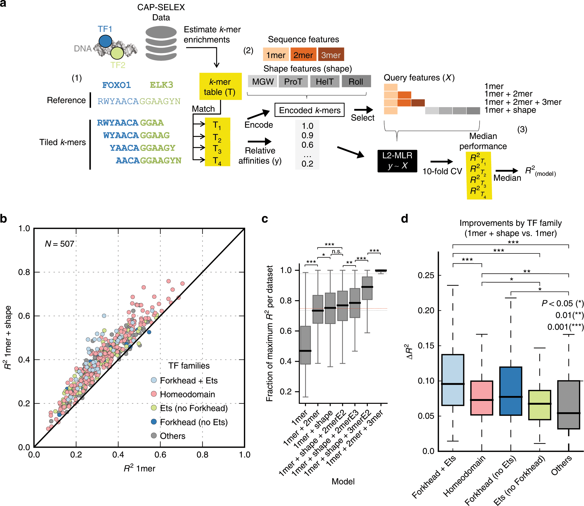 Modeling methyl-sensitive transcription factor motifs with an