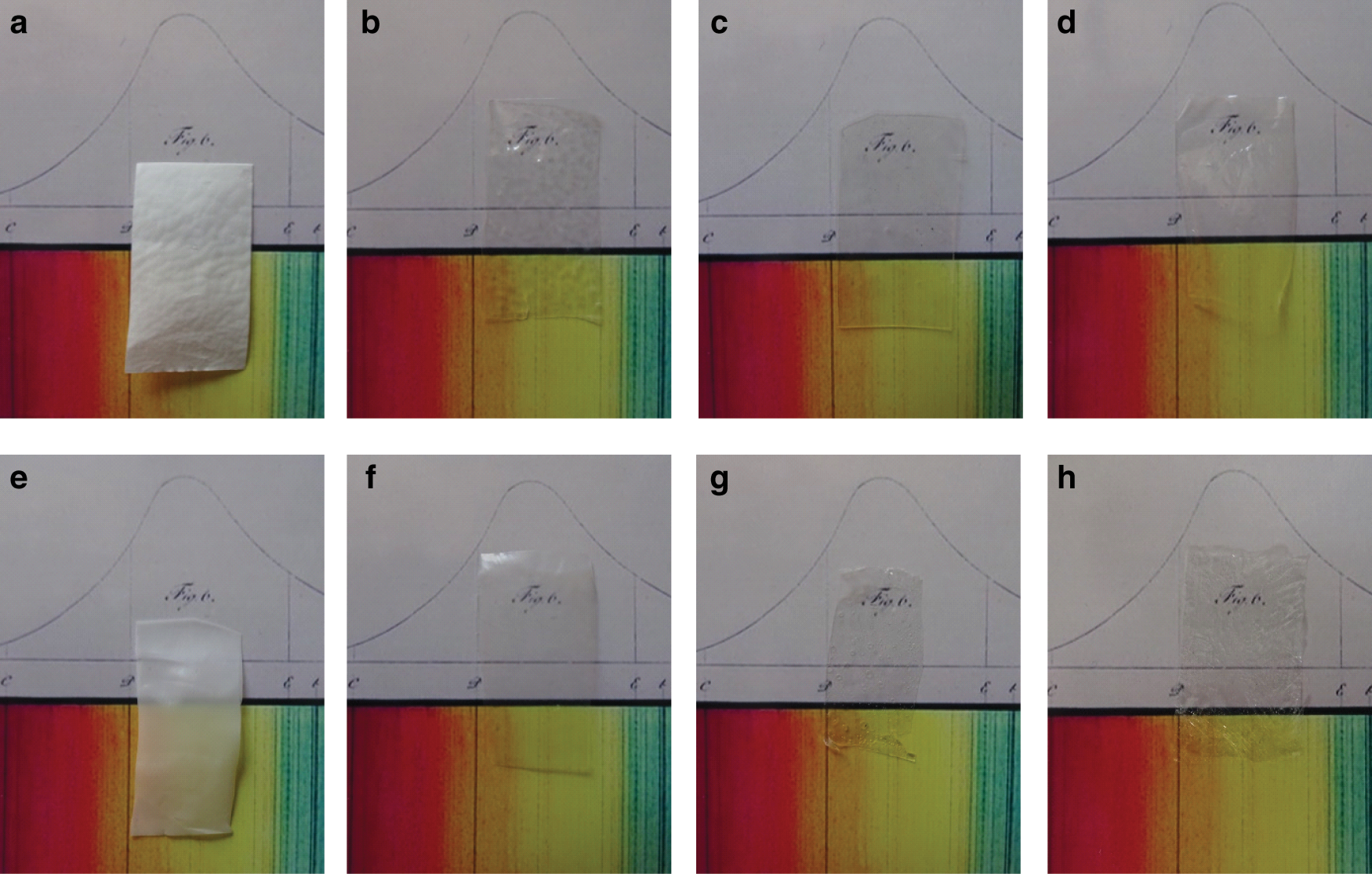 Fig. 8: Transparent polyamide films.