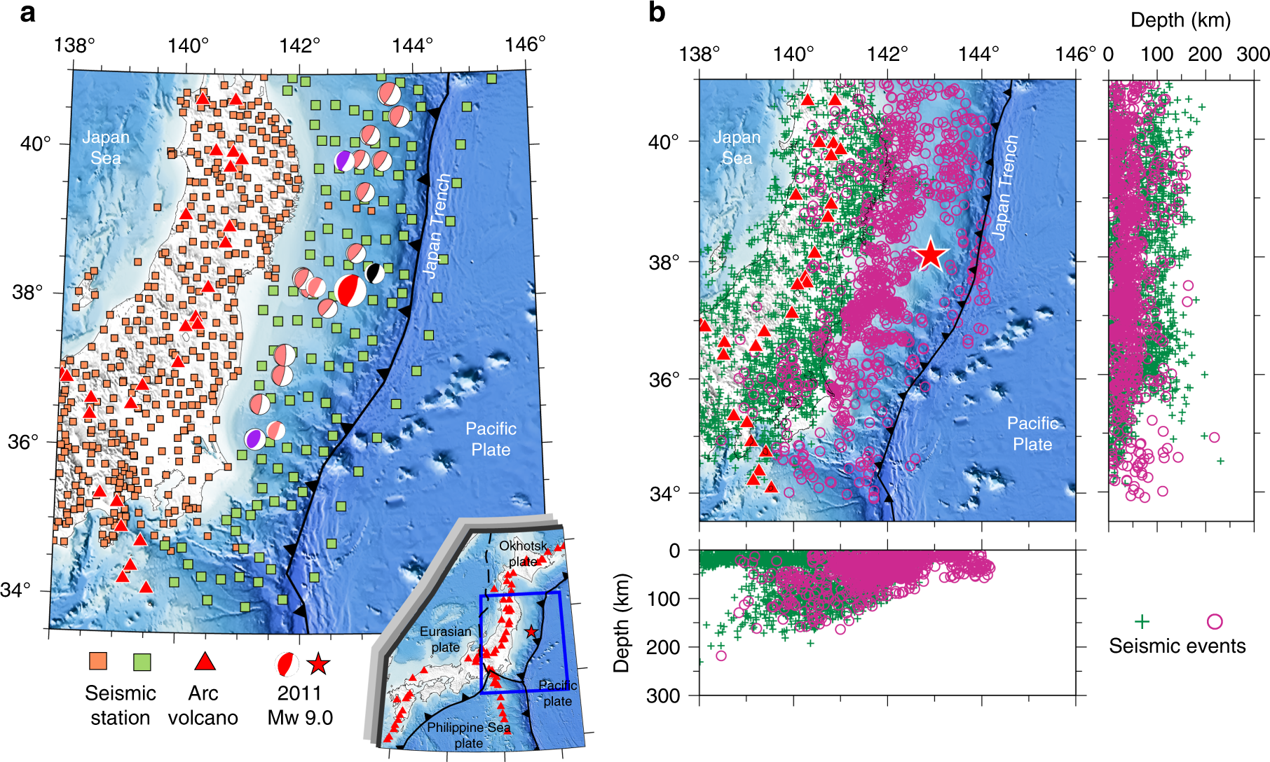 Tomography Of The Source Zone Of The Great 11 Tohoku Earthquake Nature Communications