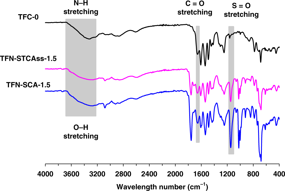 Fig. 3: Surface chemistry.