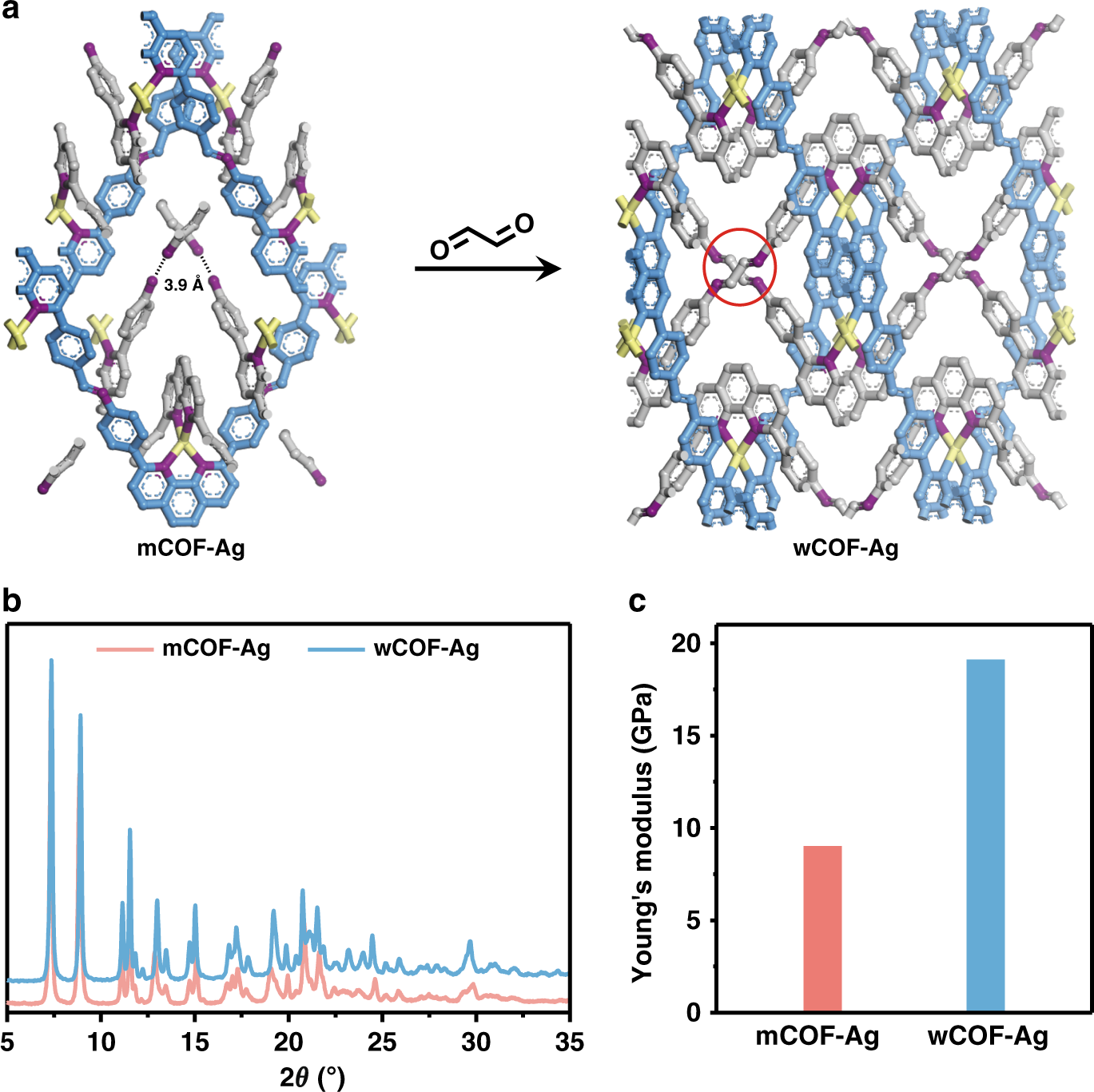 Fig. 4: Crystalline-state polymerisation and characterisation.