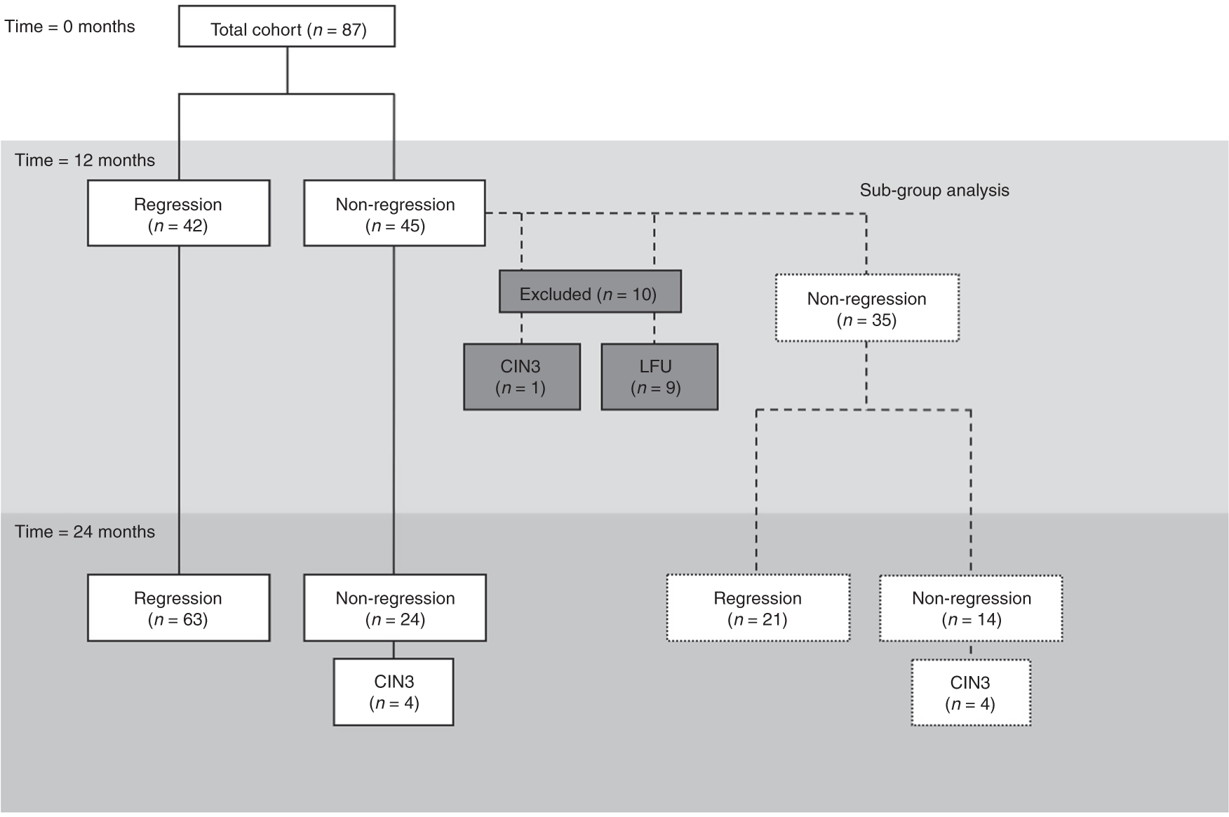 Fig. 1: Study cohort and timepoints.