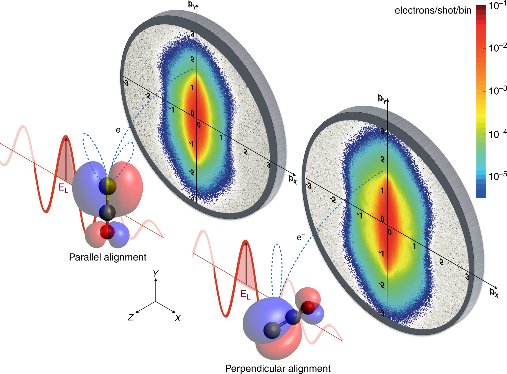 Fig. 1: Sketch of the experimental arrangement.