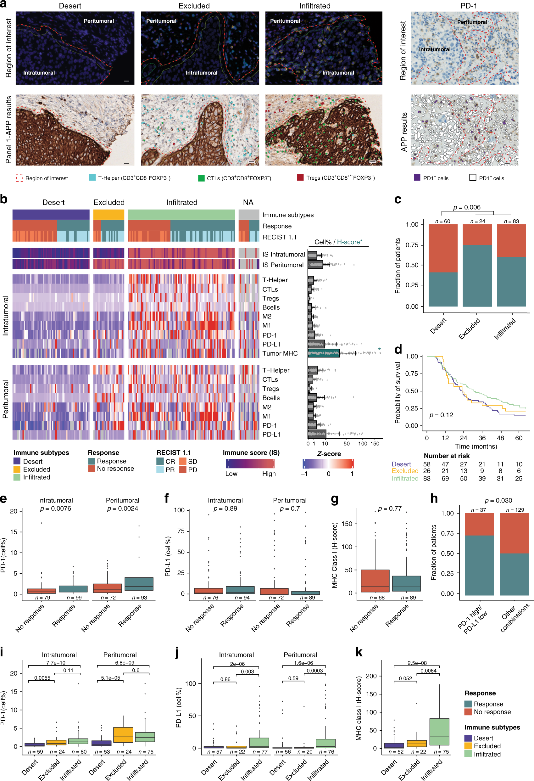 Fig. 6: Immune tumor microenvironment analysis by spatial proteomics.