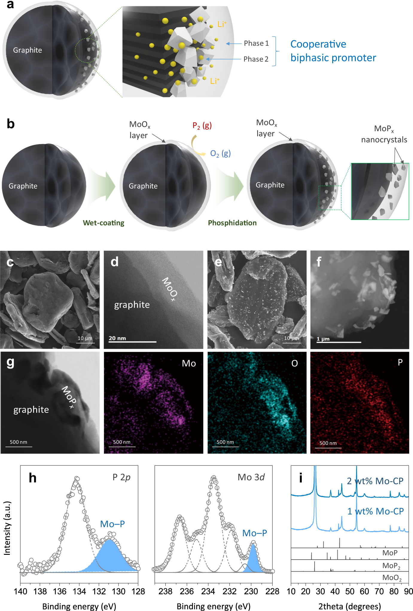 Moon Chae Won fakenude A cooperative biphasic MoOx–MoPx promoter enables a fast-charging  lithium-ion battery | Nature Communications