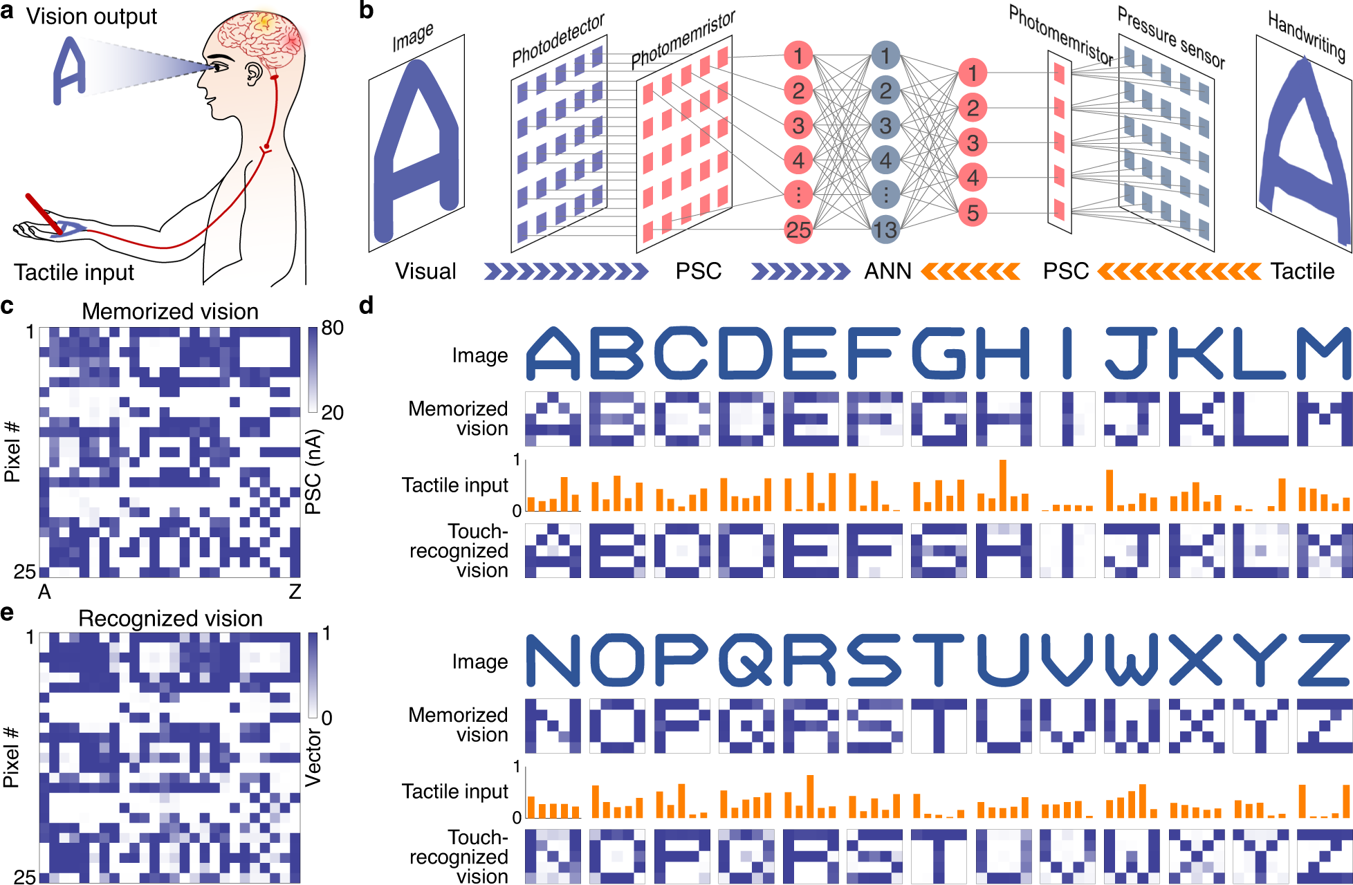 Fig. 4: Tactile-visual crossmodal recognition.