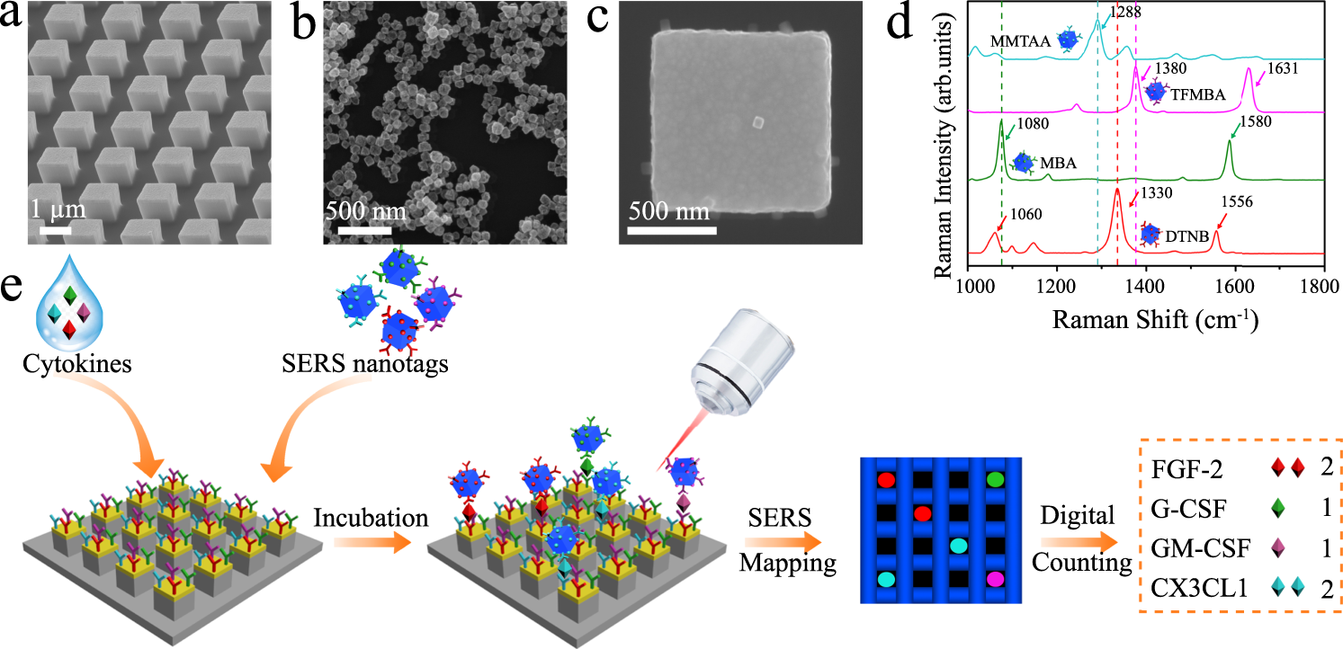 A Digital Single Molecule Nanopillar Sers Platform For Predicting And Monitoring Immune Toxicities In Immunotherapy Nature Communications A Digital Single Molecule Nanopillar Sers Platform For Predicting And Monitoring Immune Toxicities In Immunotherapy Nature Communications