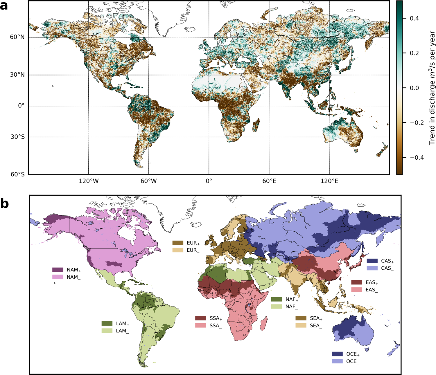 Climate signals in river flood damages emerge under sound regional  disaggregation | Nature Communications