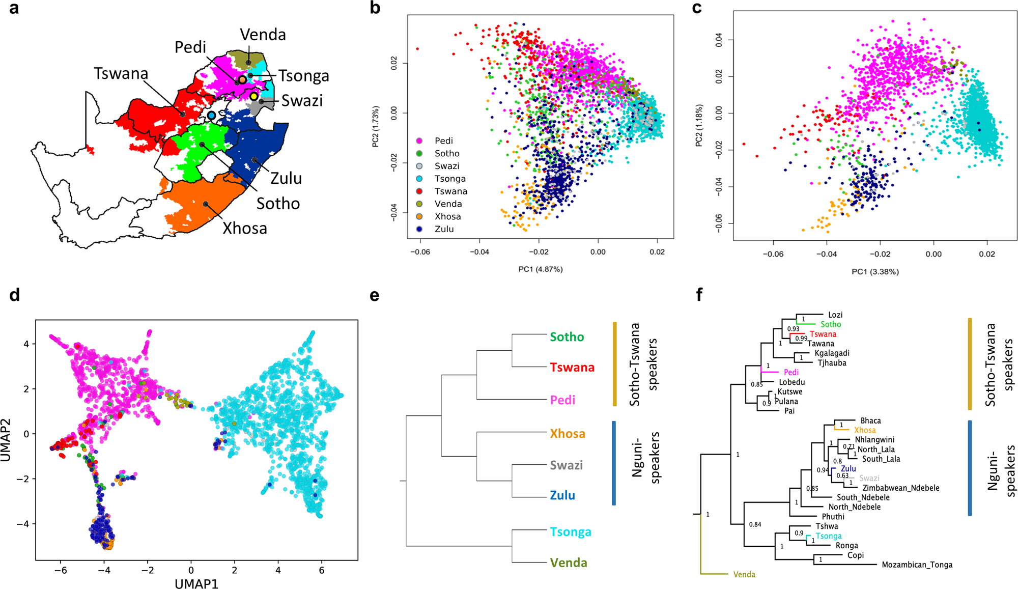 Genetic Substructure And Complex Demographic History Of South African Bantu Speakers Nature Communications Genetic Substructure And Complex Demographic History Of South African Bantu Speakers Nature Communications