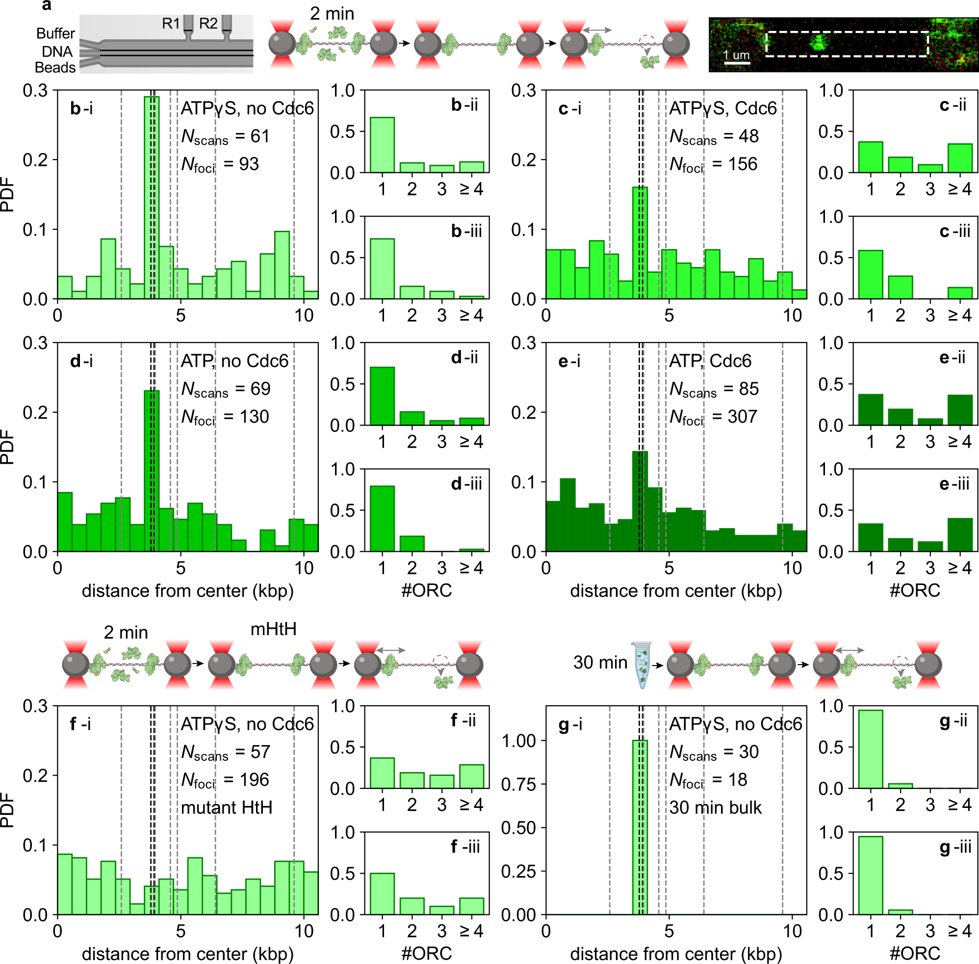 Fig. 1: The spatial distribution of ORC is dominated by the origin.