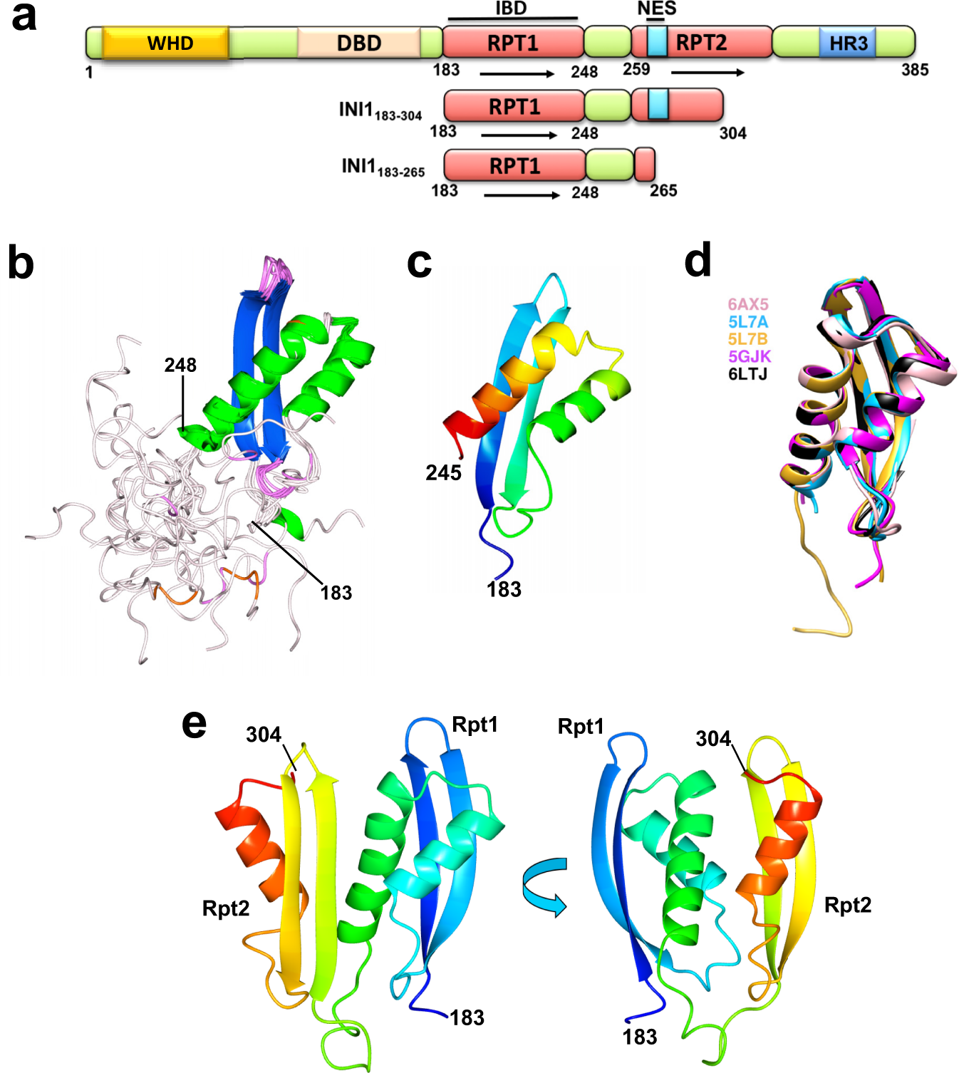 Ini1 Smarcb1 Rpt1 Domain Mimics Tar Rna In Binding To Integrase To Facilitate Hiv 1 Replication Nature Communications