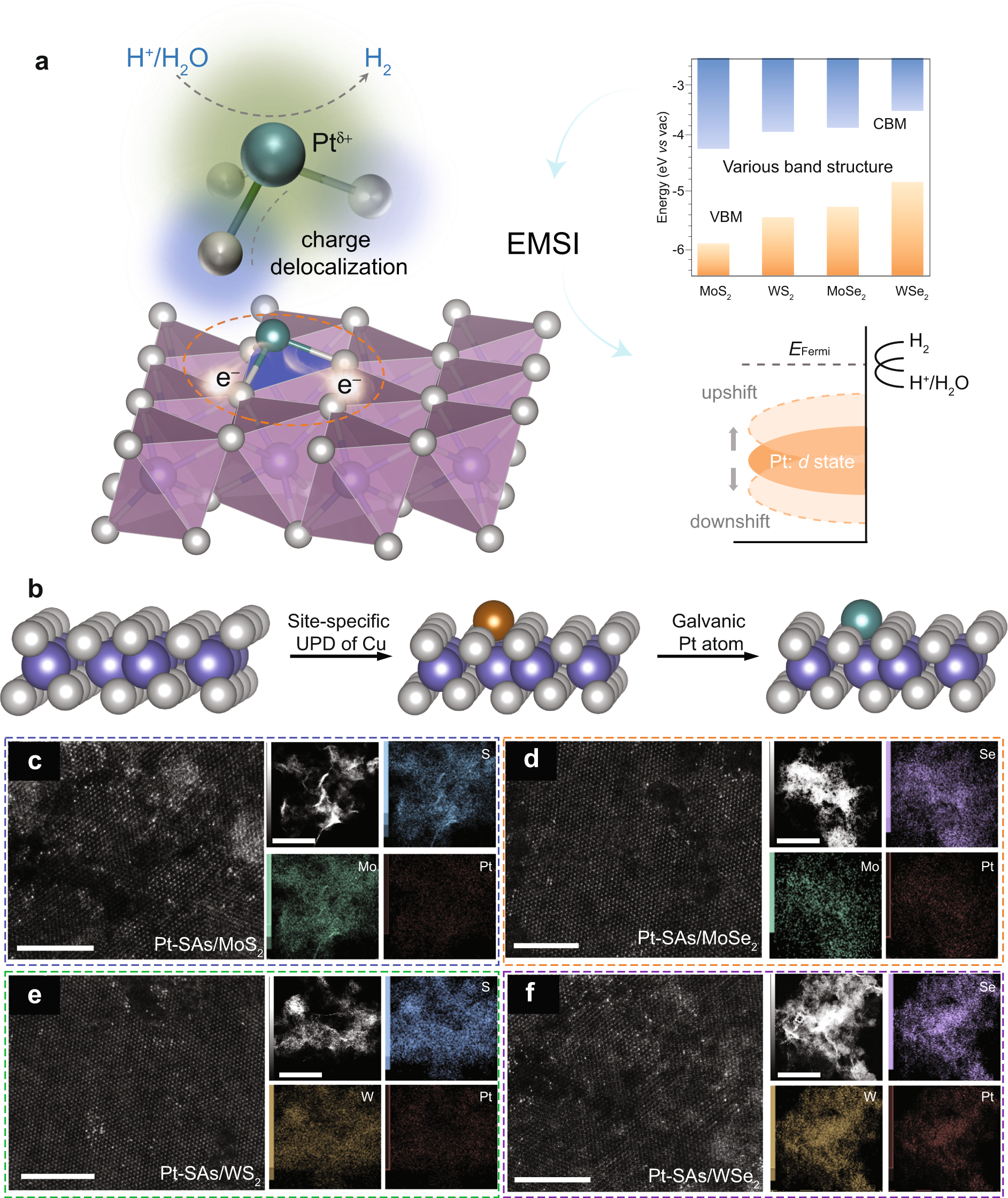 Electronic Metal Support Interaction Modulates Single Atom Platinum Catalysis For Hydrogen Evolution Reaction Nature Communications