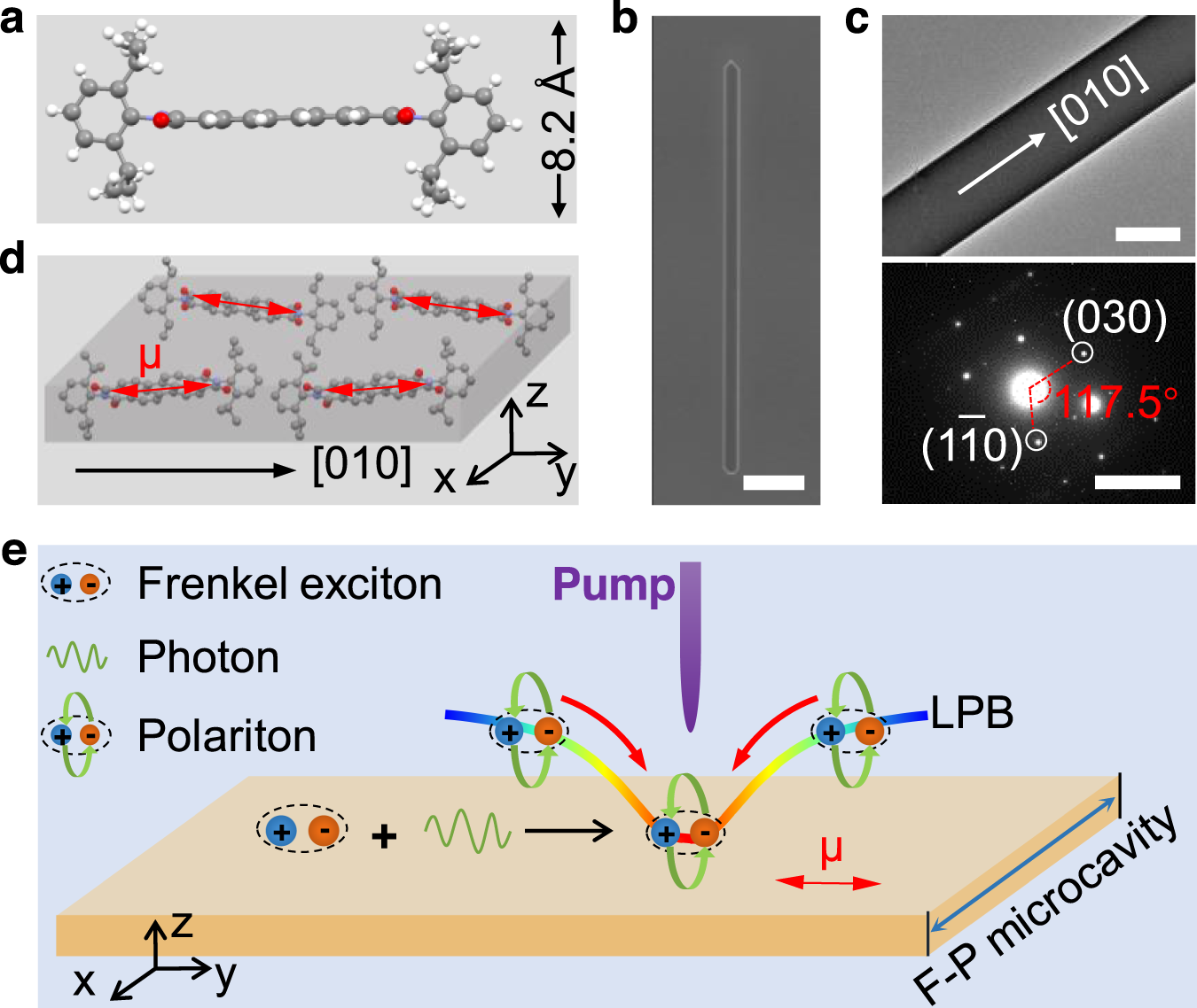 Room temperature exciton–polariton Bose–Einstein condensation in organic  single-crystal microribbon cavities | Nature Communications