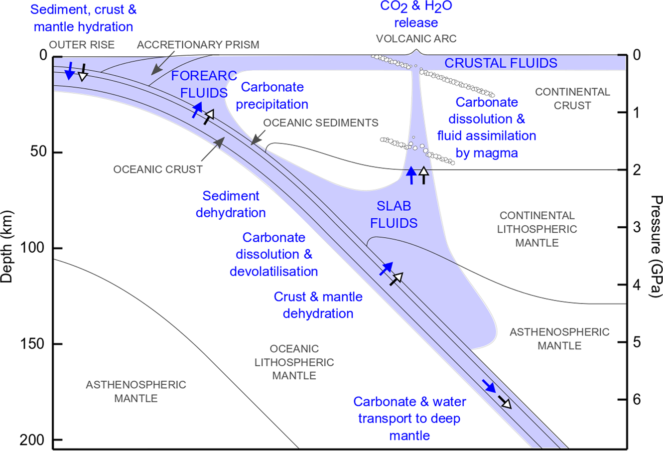 Deep carbon cycle constrained by carbonate solubility | Nature  Communications