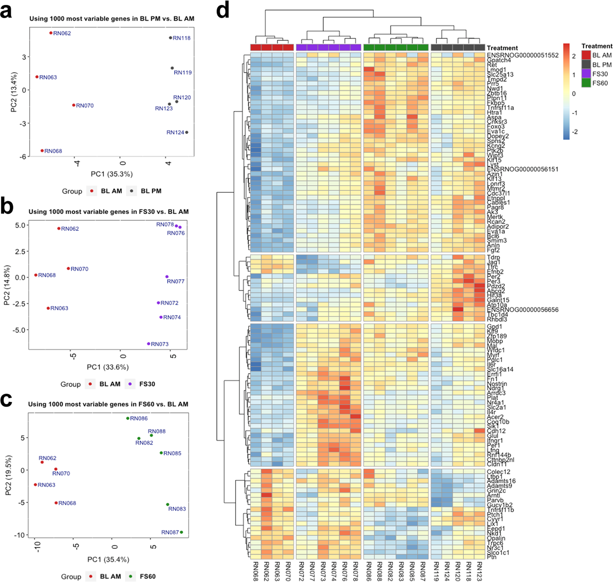 Fig. 3: RNA-Seq data analysis of rat hippocampal samples.