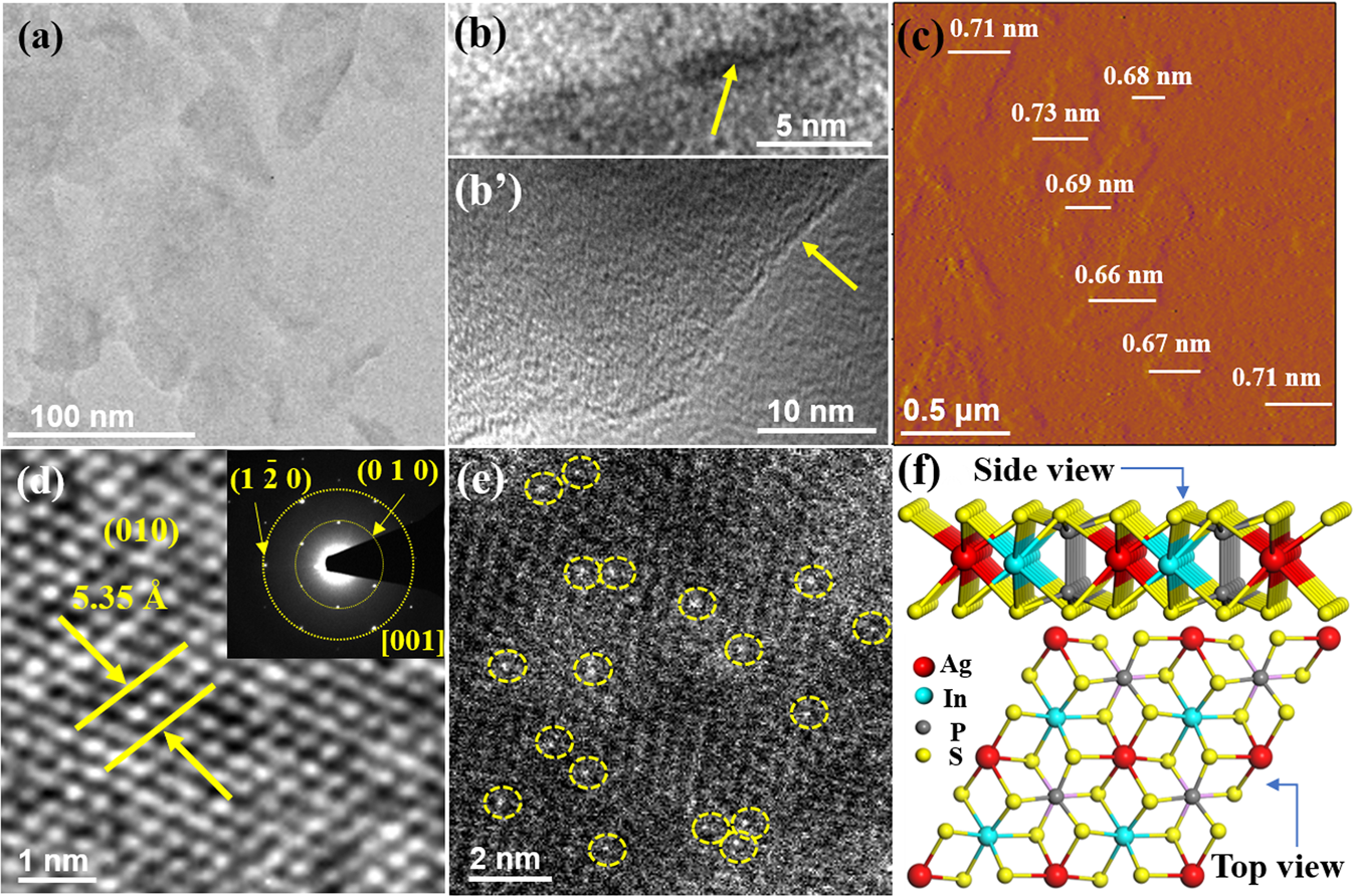 Vacancy-defect modulated pathway of photoreduction of CO2 on single  atomically thin AgInP2S6 sheets into olefiant gas | Nature Communications