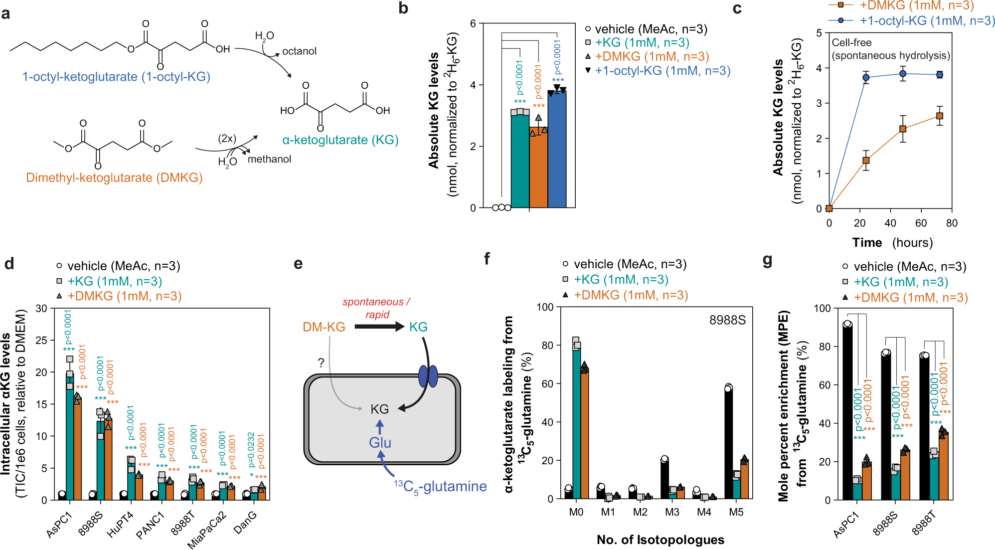 Spontaneous hydrolysis and spurious metabolic properties of α-ketoglutarate  esters | Nature Communications