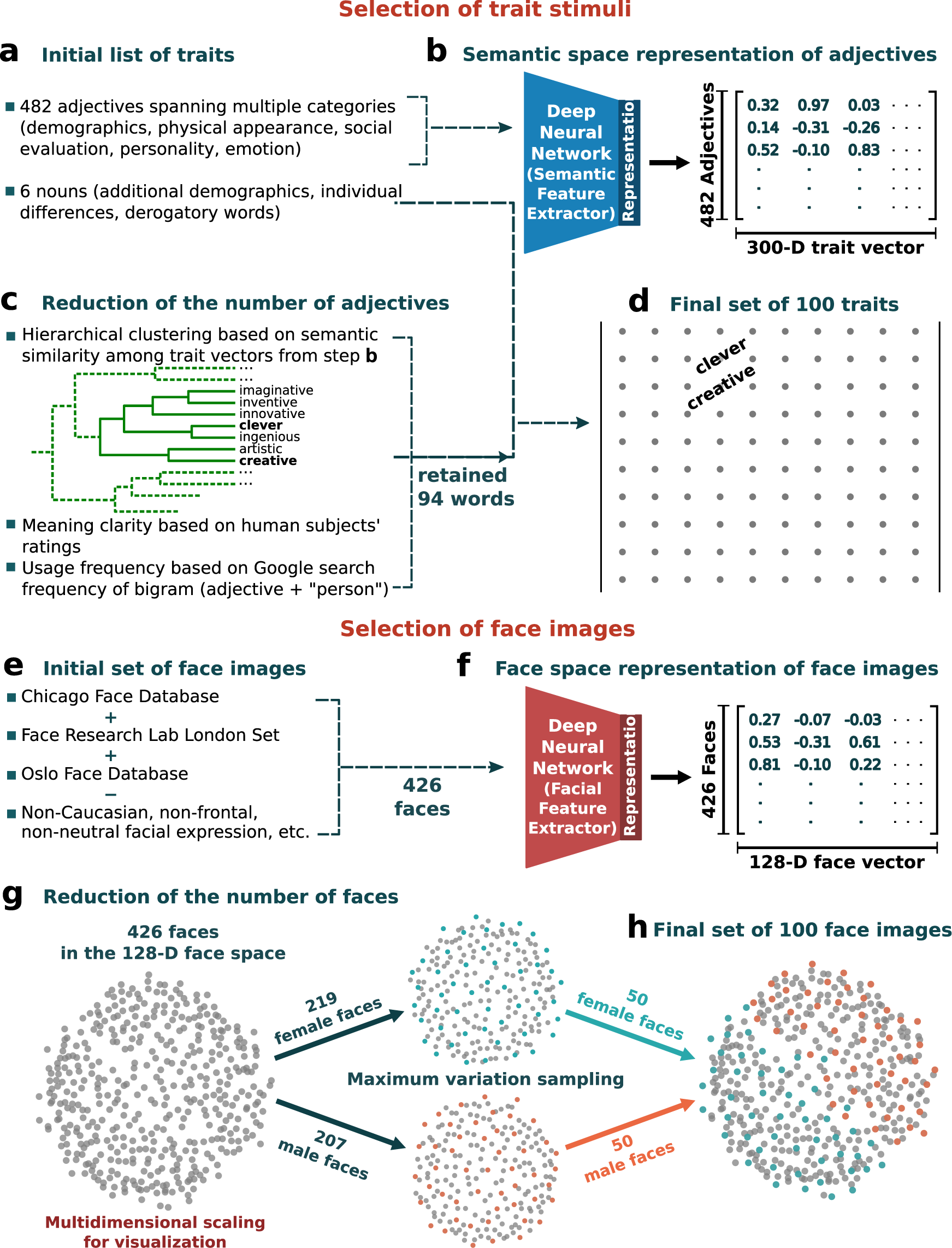 Four Dimensions Characterize Attributions From Faces Using A Representative Set Of English Trait Words Nature Communications