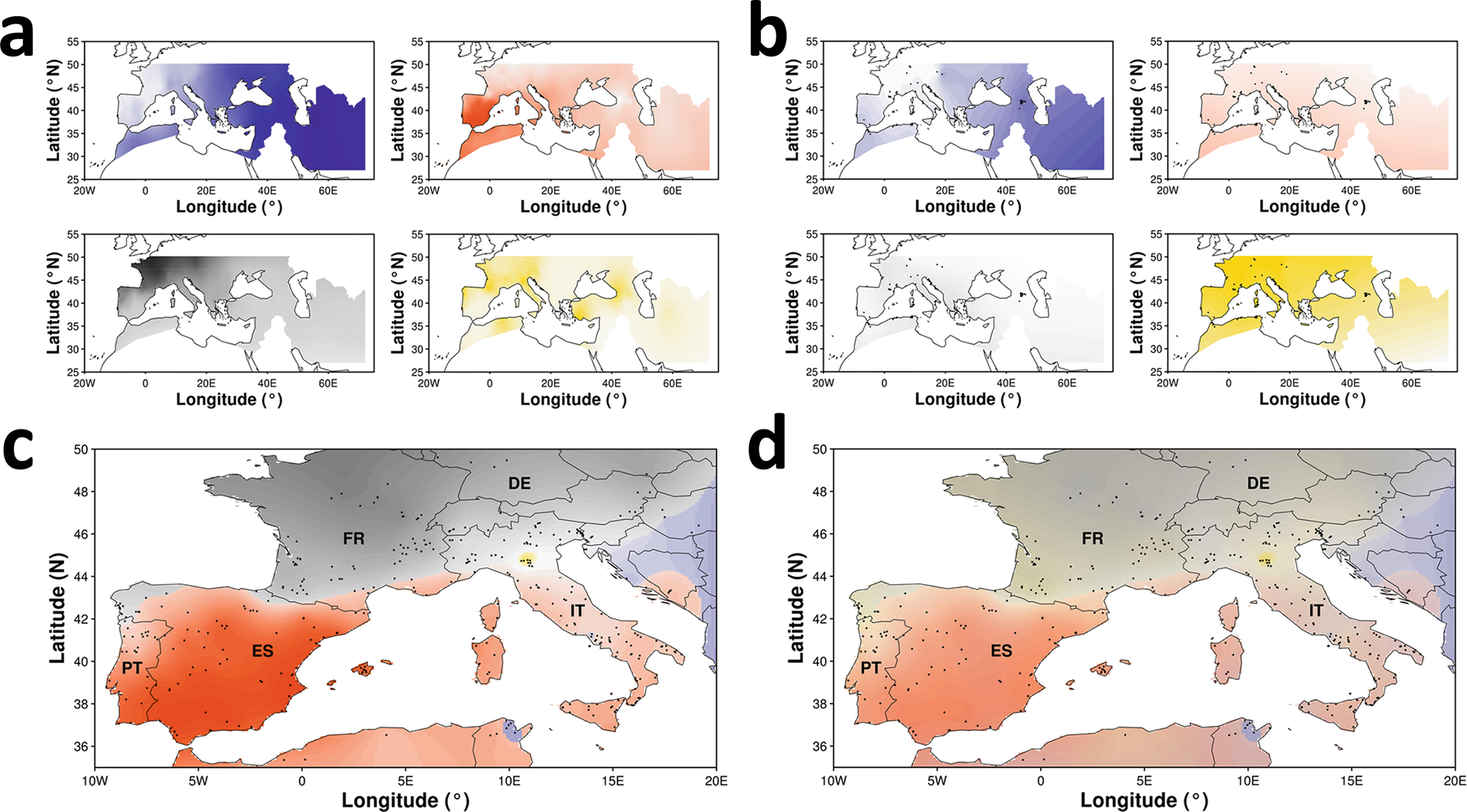 Fig. 4: Ancestry versus geography.