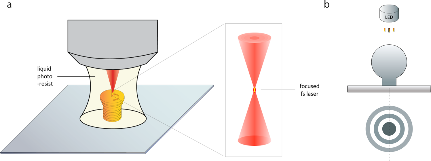 Direct-laser writing for subnanometer focusing and single-molecule imaging  | Nature Communications