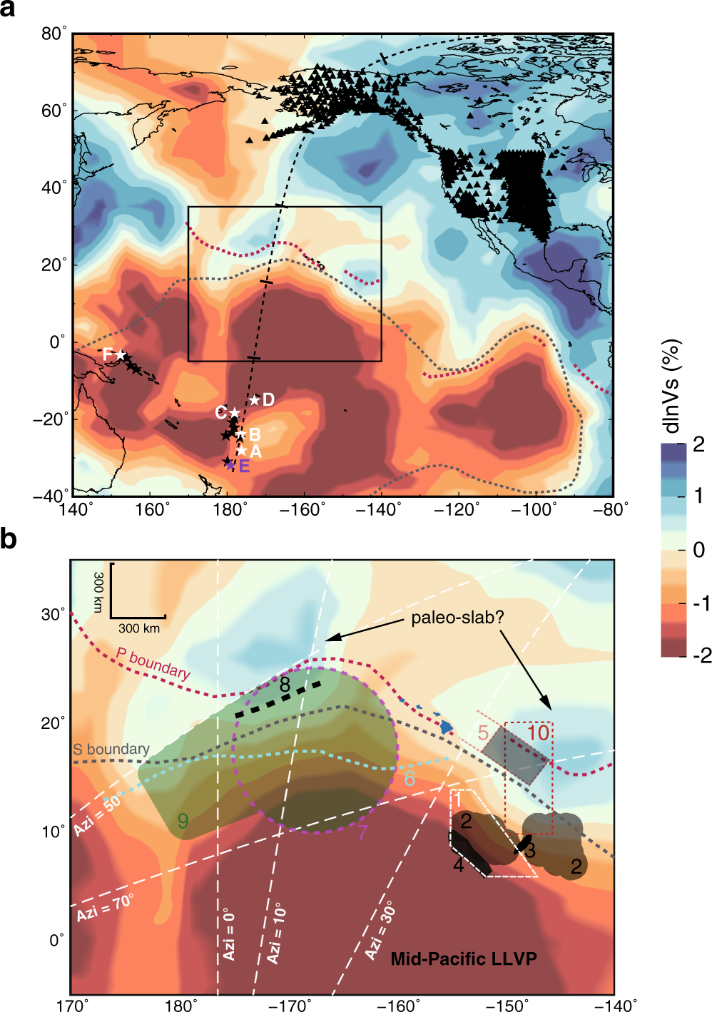 Slab control on the mega-sized North Pacific ultra-low velocity