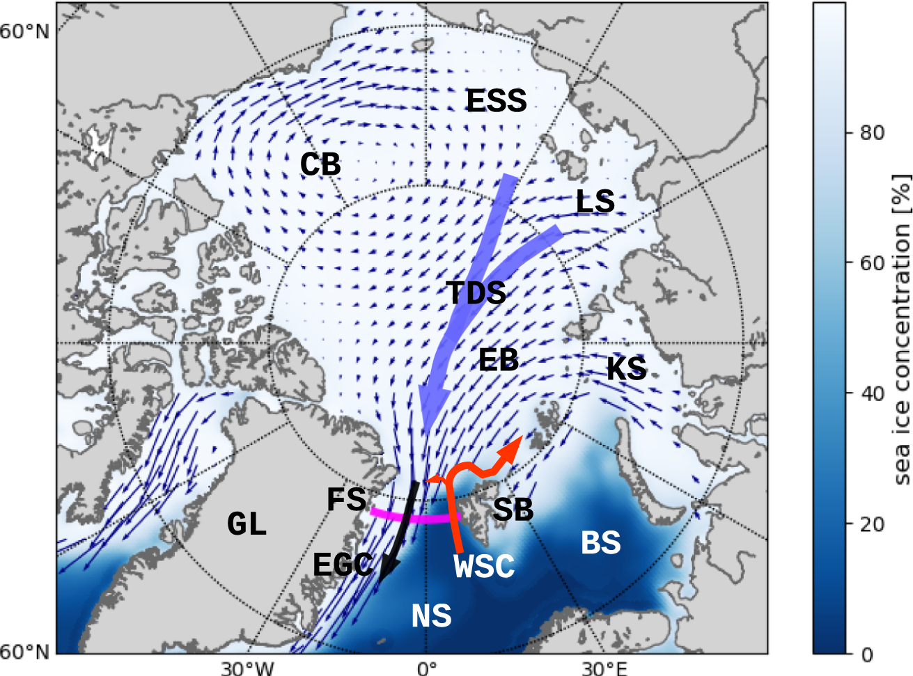 Slowdown of Antarctic Bottom Water export driven by climatic wind and sea-ice  changes