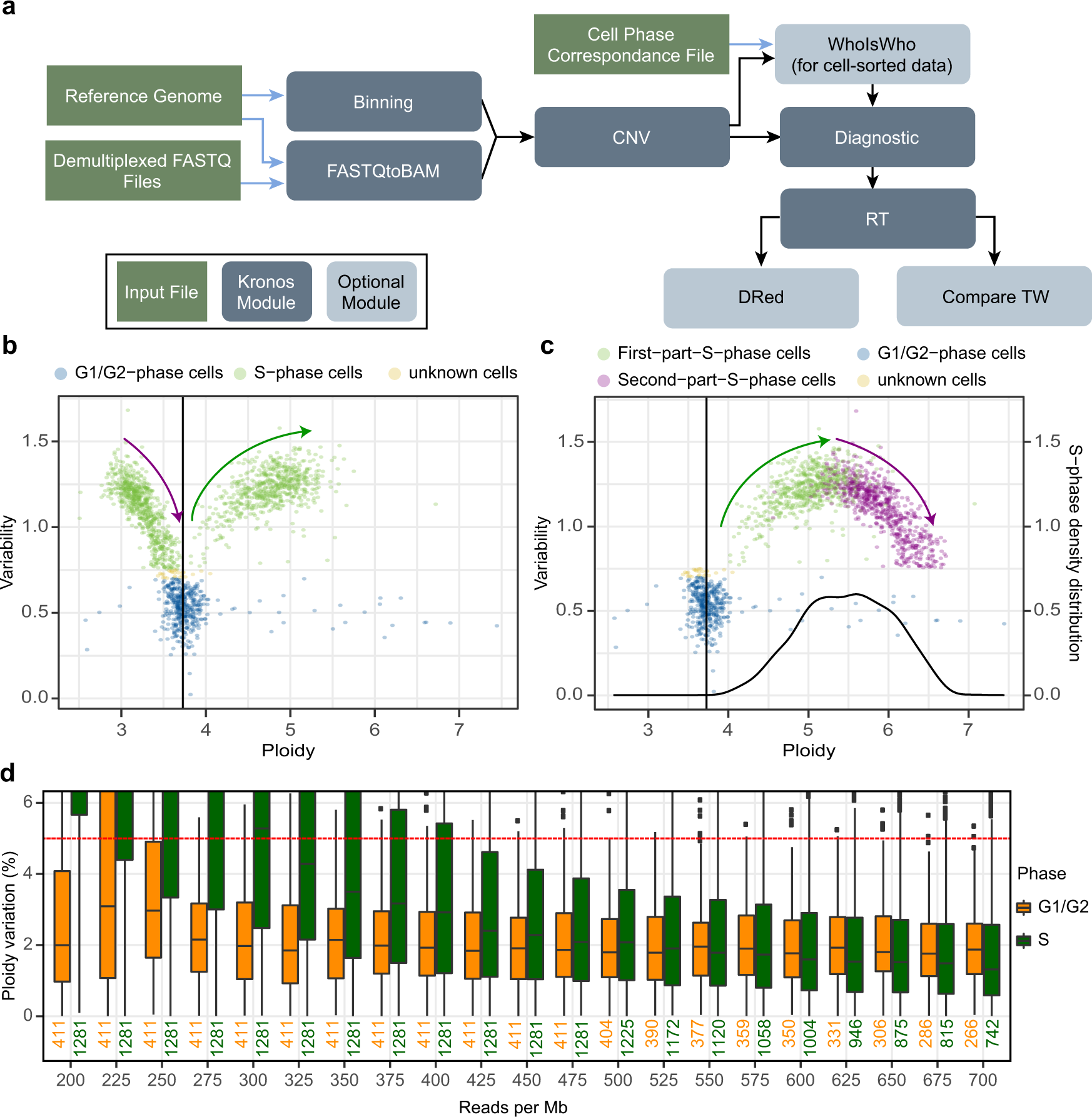Kronos scRT: a uniform framework for single-cell replication timing  analysis | Nature Communications