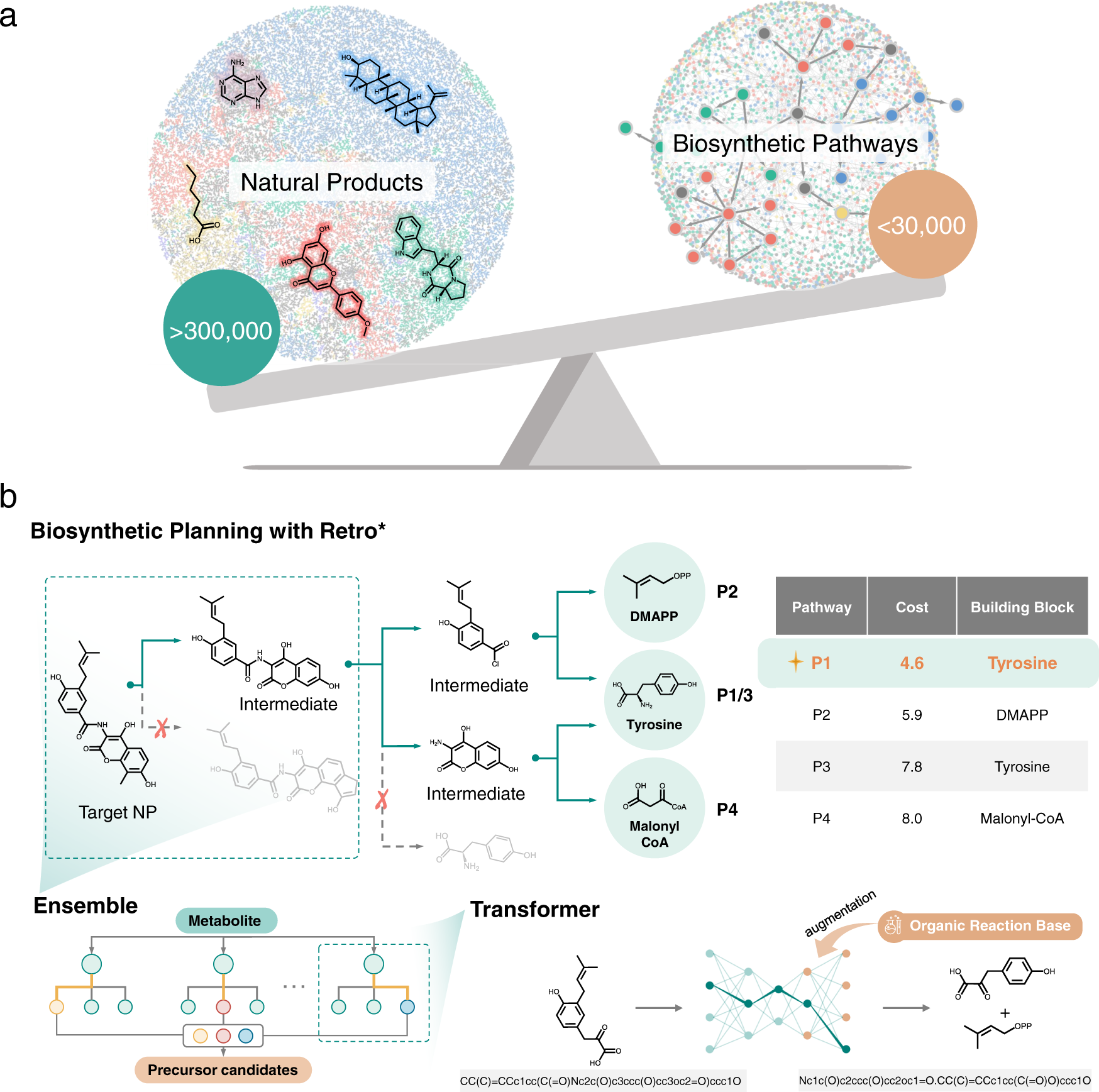 Deep learning driven biosynthetic pathways navigation for natural products  with BioNavi-NP | Nature Communications