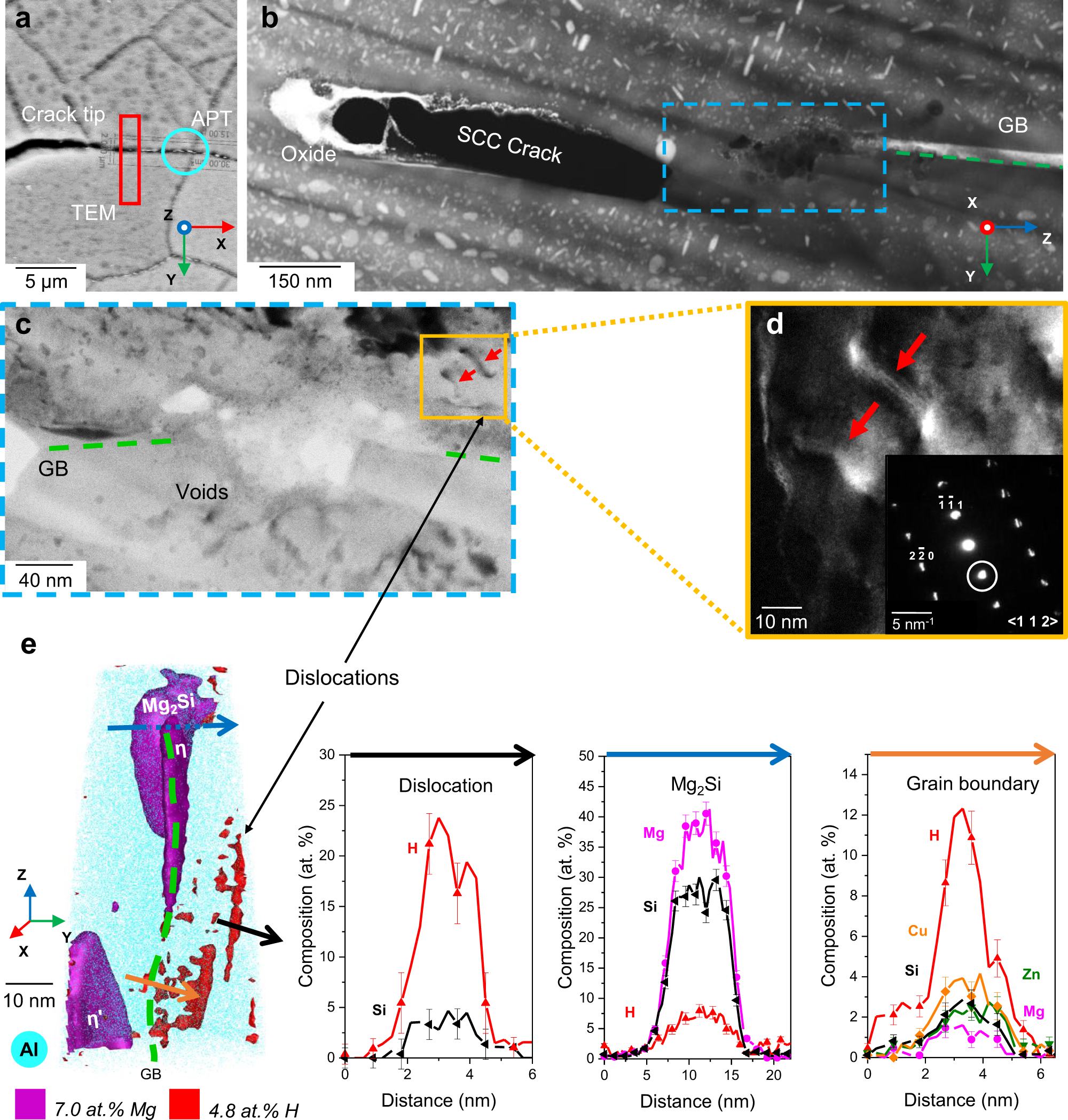 Revisiting stress-corrosion cracking and hydrogen embrittlement in 7xxx-Al  alloys at the near-atomic-scale