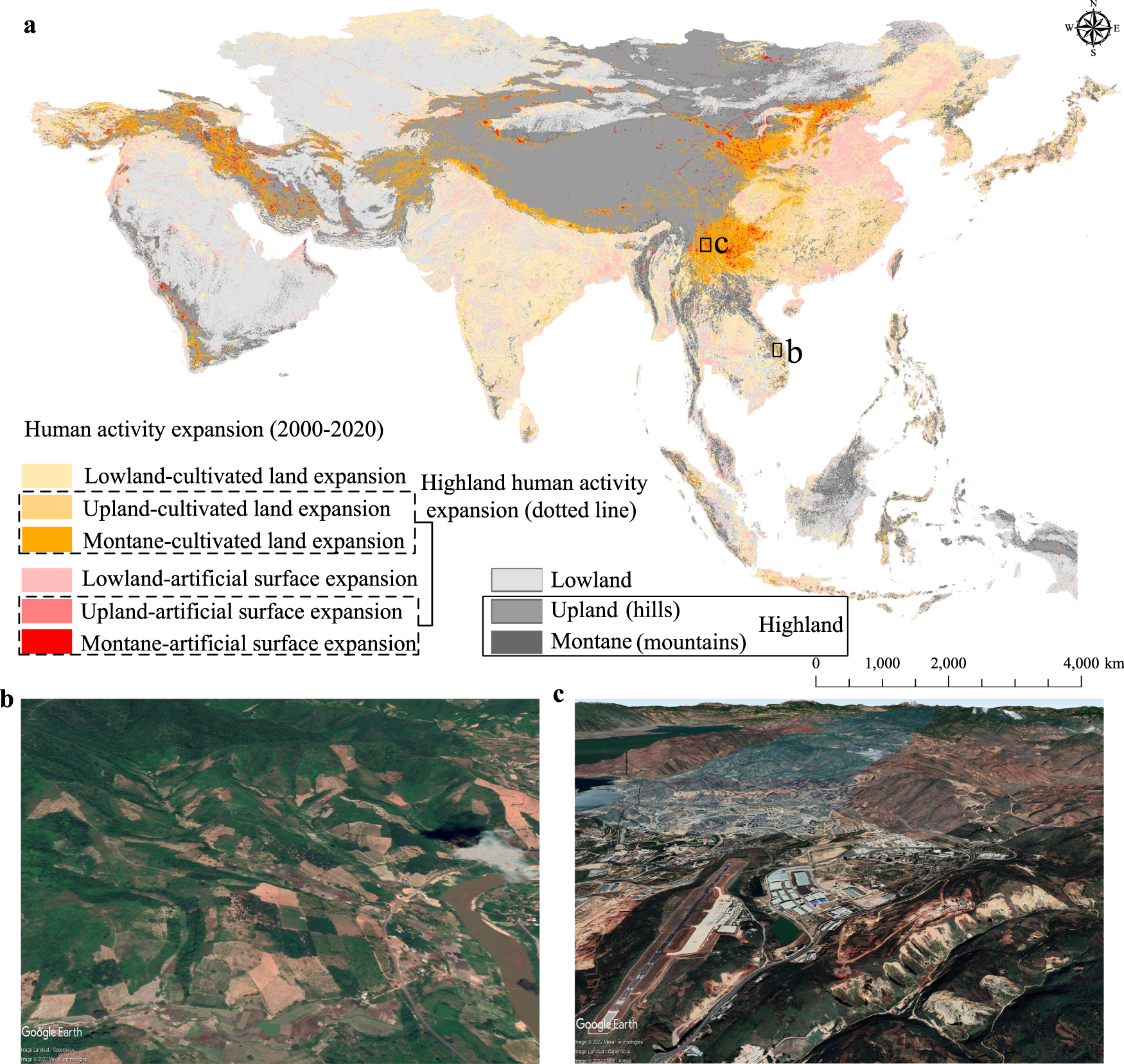 Human expansion into Asian highlands in the 21st Century and its effects |  Nature Communications