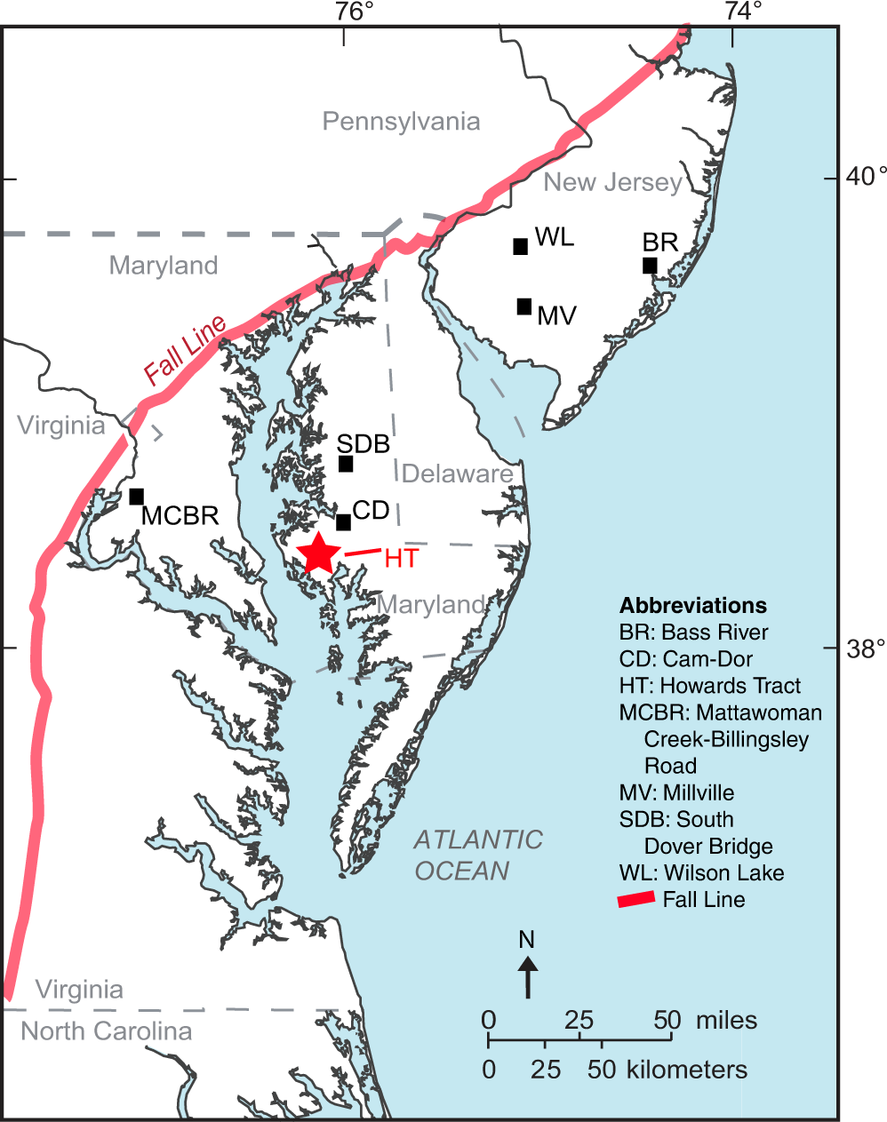 Astrochronology of the Paleocene-Eocene Thermal Maximum on the Atlantic  Coastal Plain | Nature Communications
