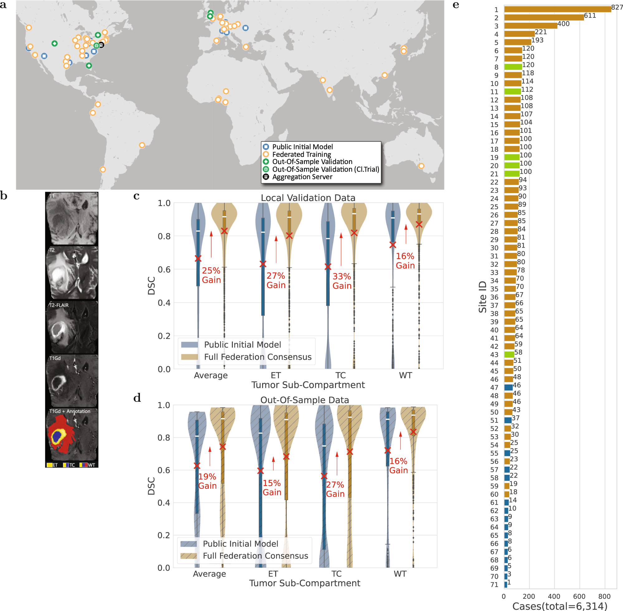 Federated learning enables big data for rare cancer boundary detection |  Nature Communications