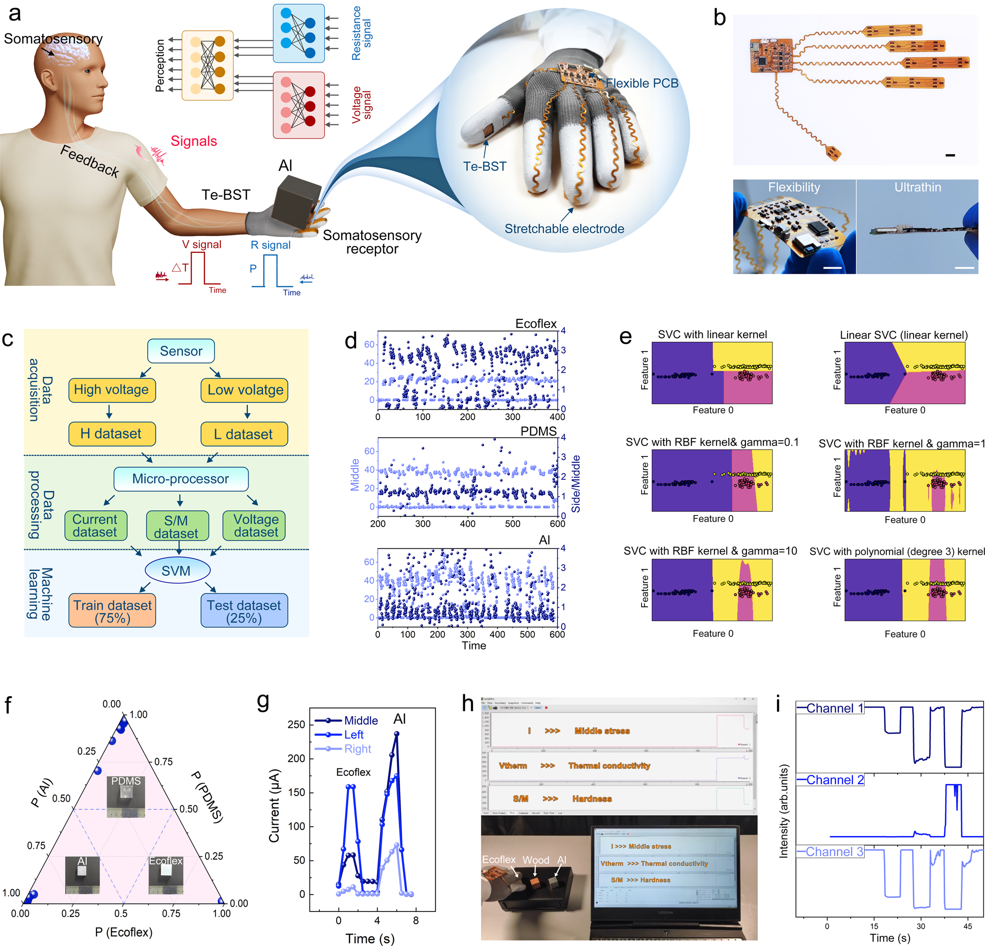Fig. 4: A bionic tactile perceptive system based on BTS.