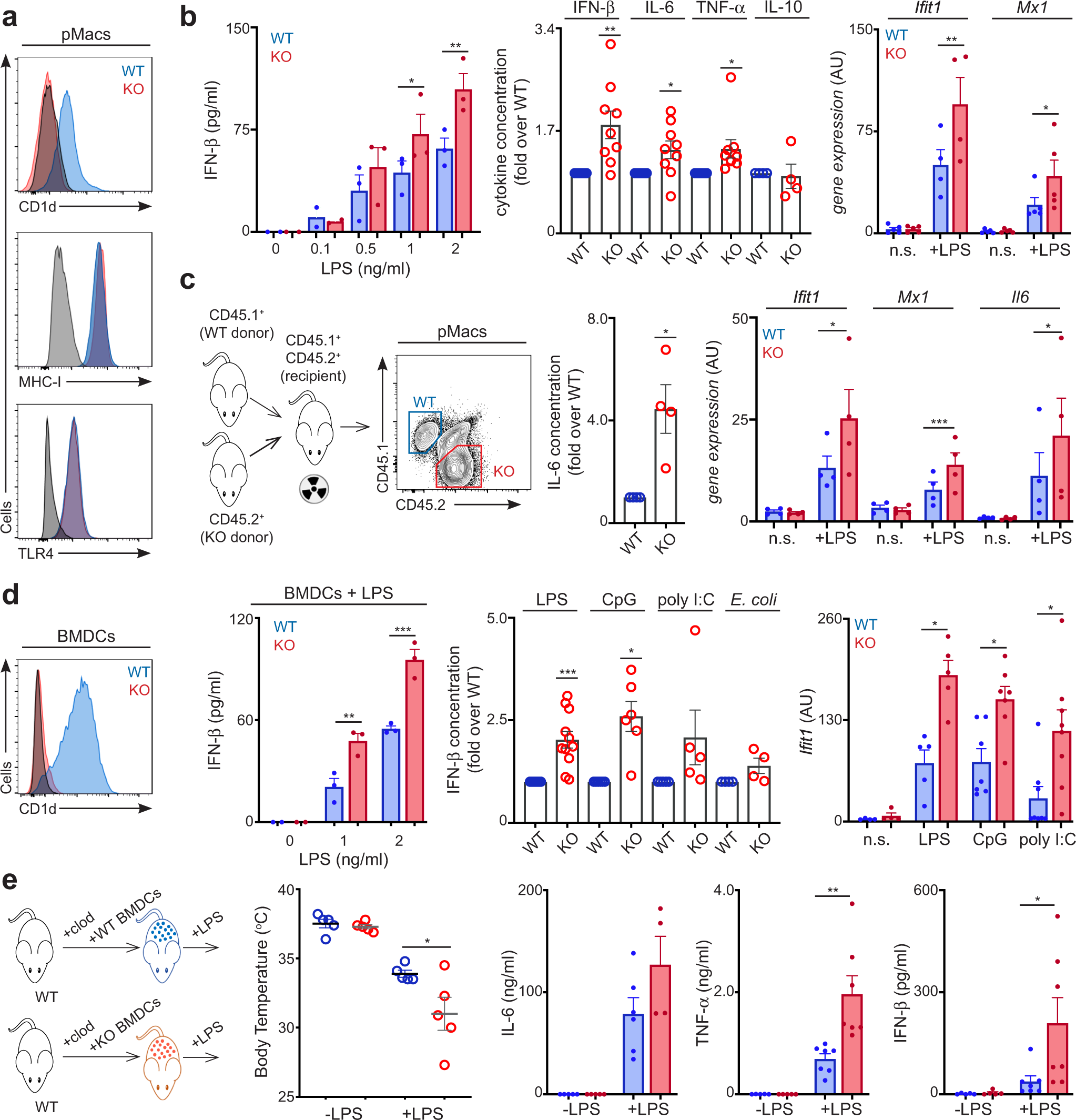 CD1d-dependent rewiring of lipid metabolism in macrophages regulates innate  immune responses | Nature Communications
