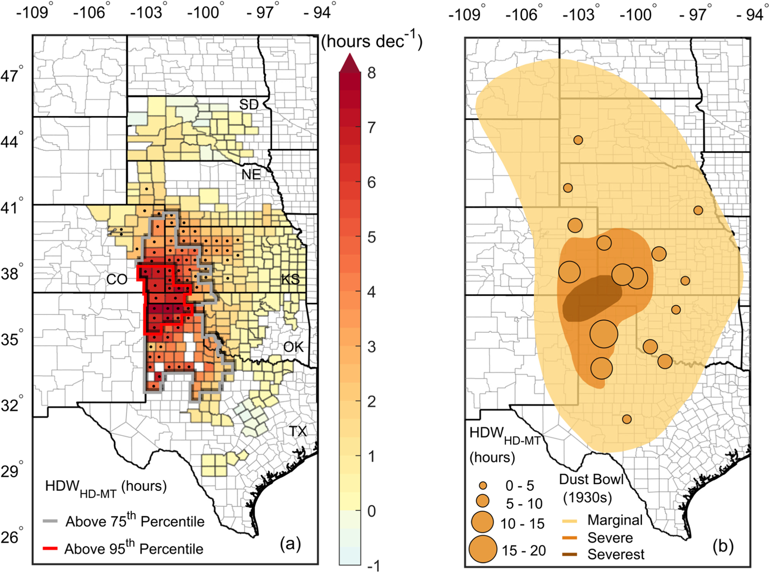 U.S. winter wheat yield loss attributed to compound hot-dry-windy events |  Nature Communications