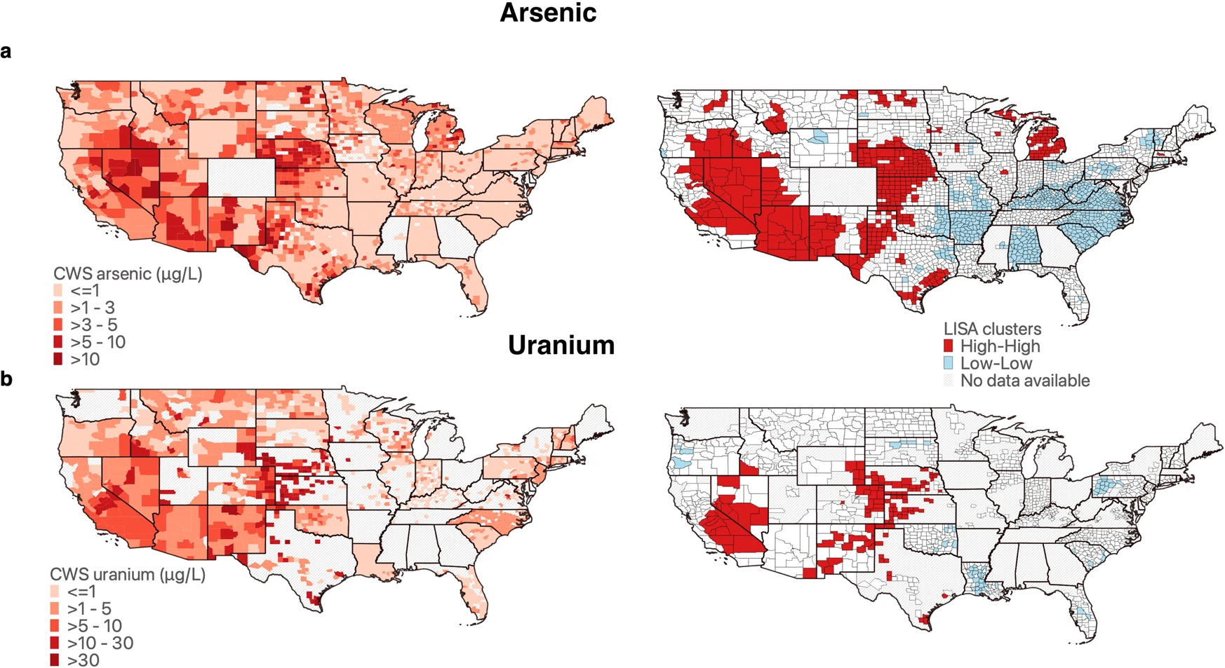 Highest Metal Concentrations in U.S. Public Water Systems Found Among Hispanic/latino and American Indian Communities
