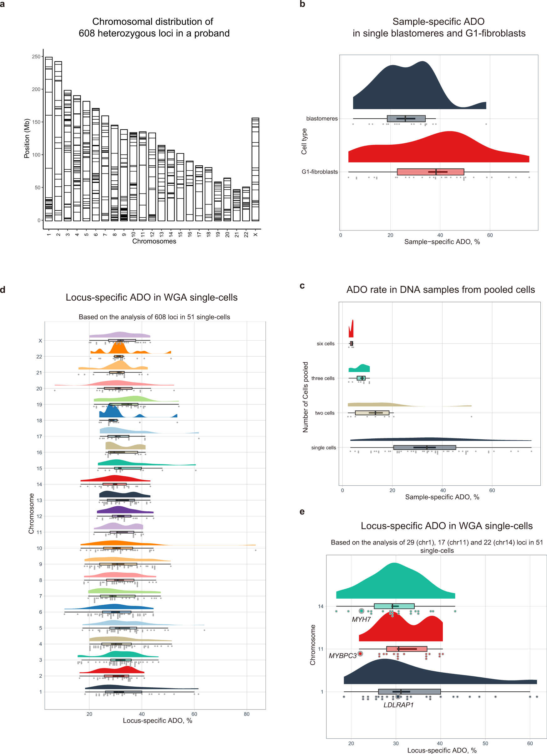 Fig. 2: Allelic dropouts due to whole-genome amplification biases limit the genotyping accuracy in human preimplantation embryos.