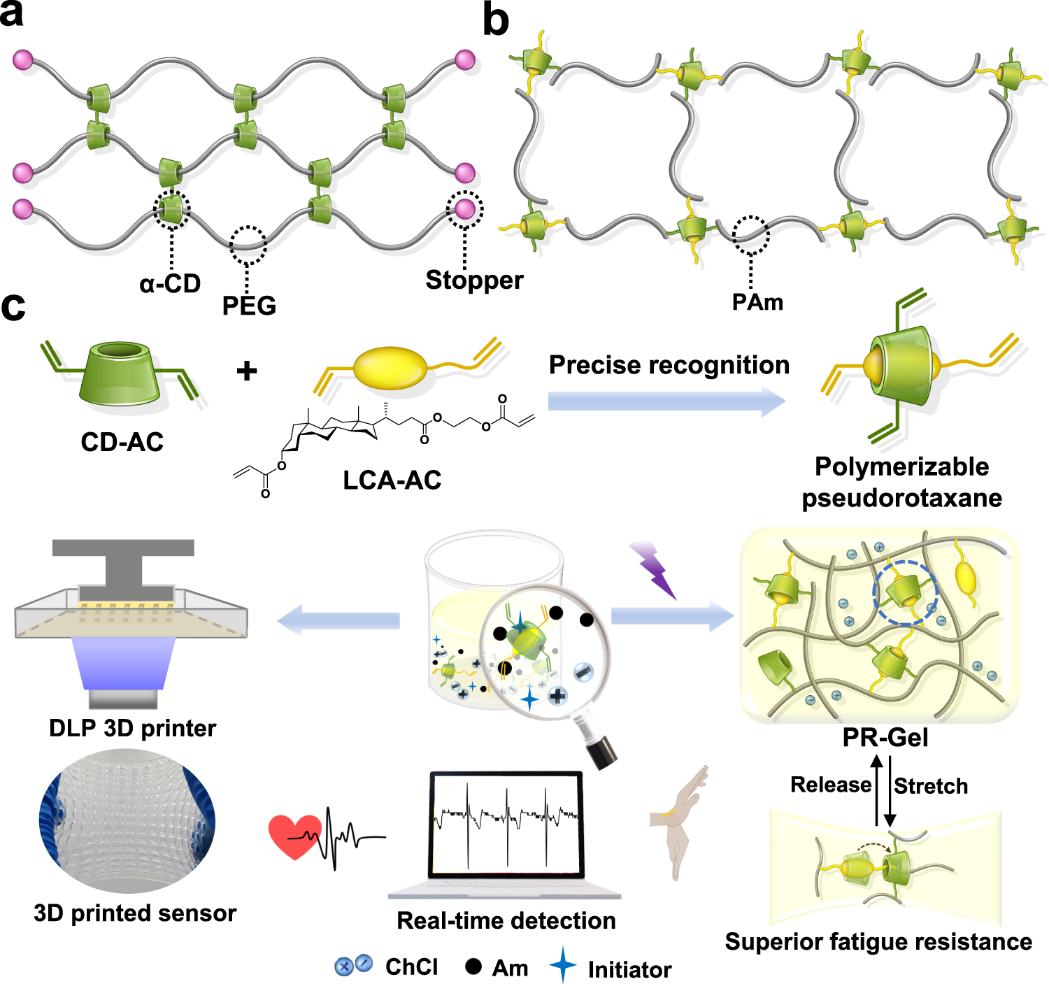 Polymerizable hydrogels for three-dimensional printing fabrication of wearable sensors | Nature