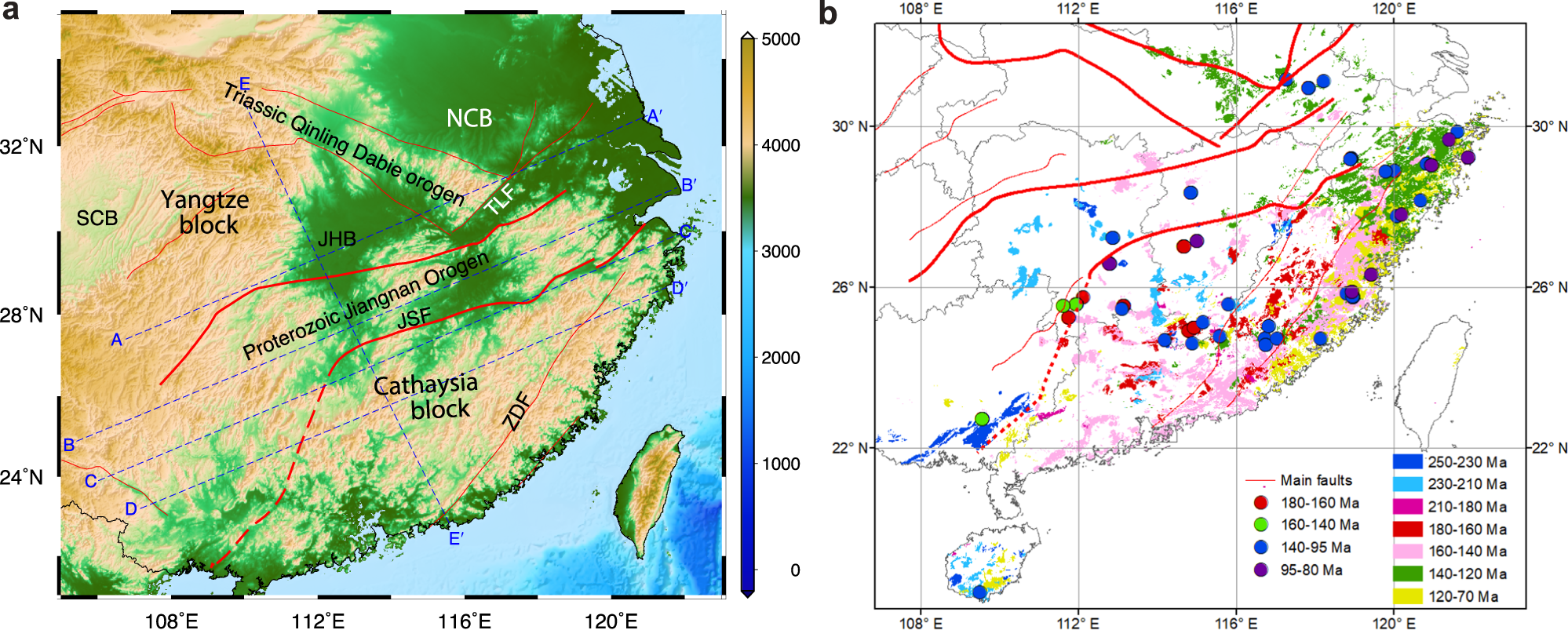 Cretaceous long-distance lithospheric extension and surface