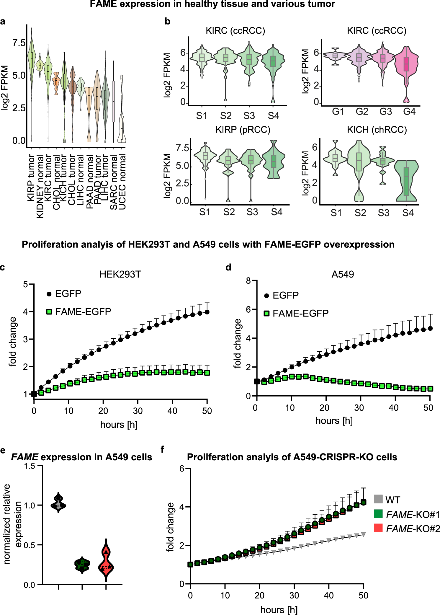 Fig. 7: Association of FAME with cancer.
