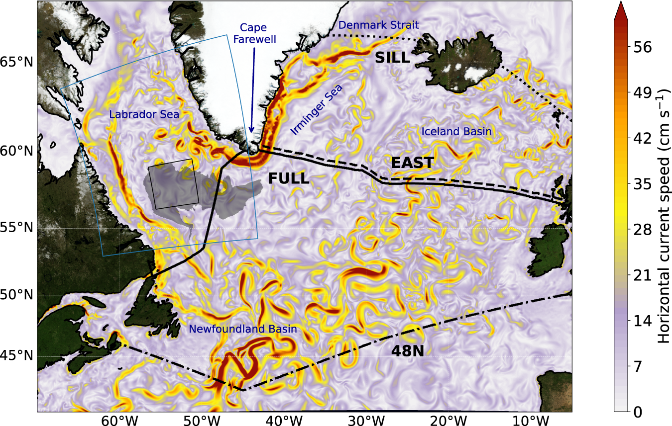 OS - Observation-based estimates of volume, heat, and freshwater exchanges  between the subpolar North Atlantic interior, its boundary currents, and  the atmosphere