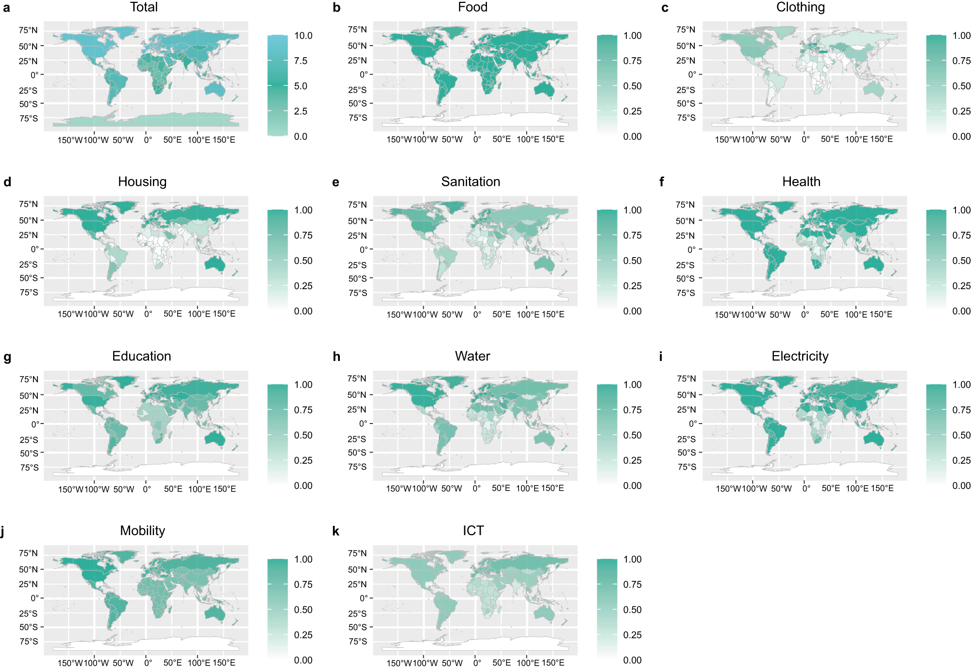 Achieving decent living standards in emerging economies challenges national  mitigation goals for CO2 emissions | Nature Communications