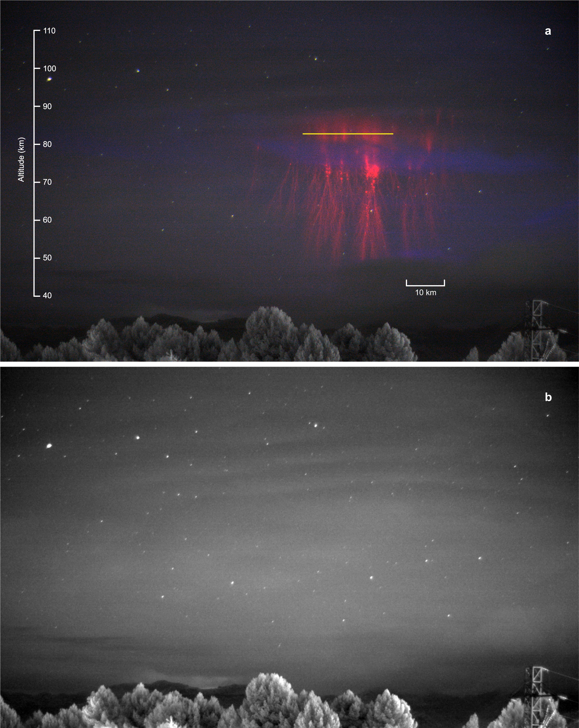 Fig. 2: Images recorded on 21 September 2019 at 19:45:14 UTC.