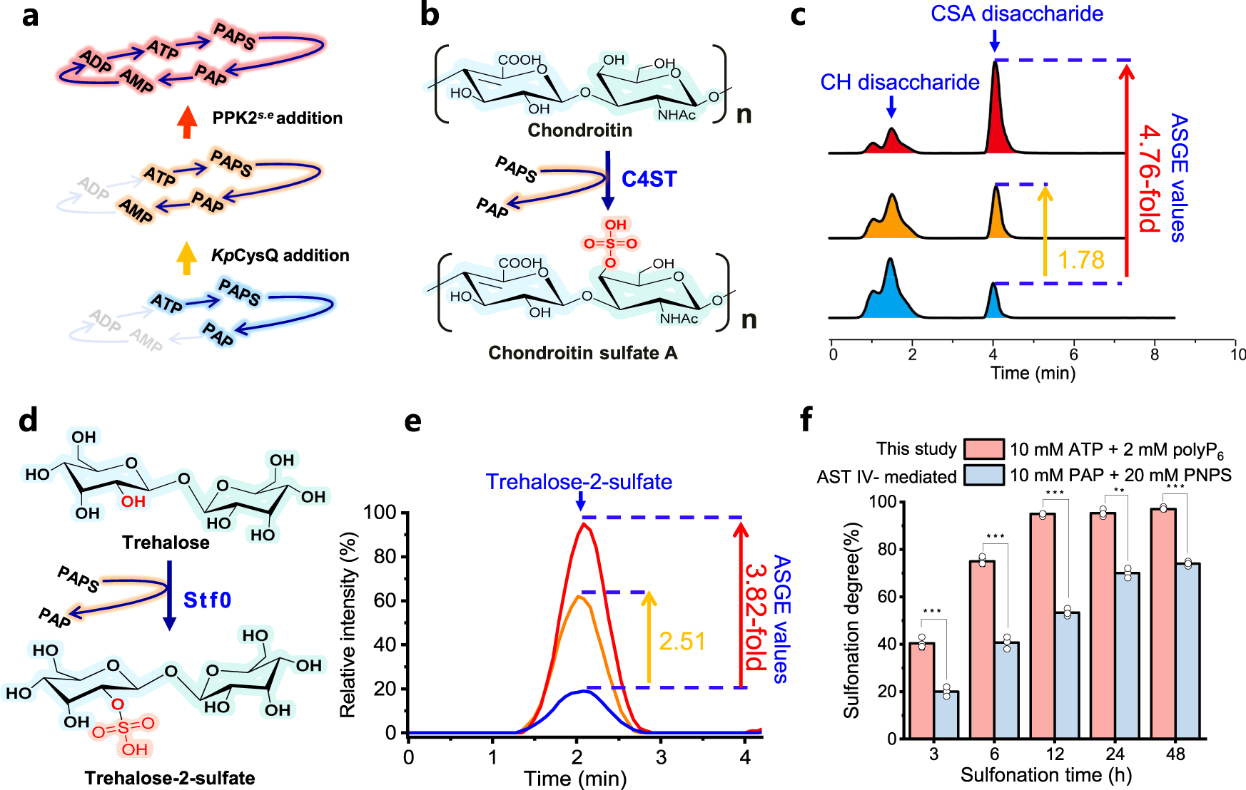 Fig. 2: Application and verification of the PAPS regeneration system.