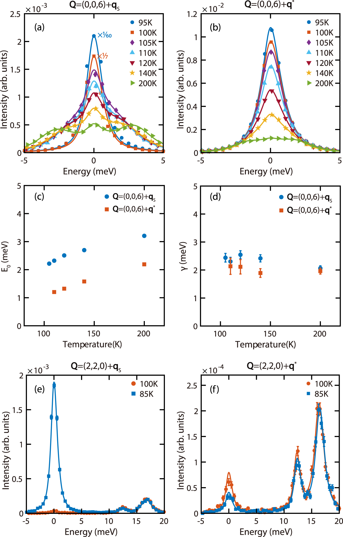 Fig. 3: Measurements of lattice dynamics in ScV6Sn6.