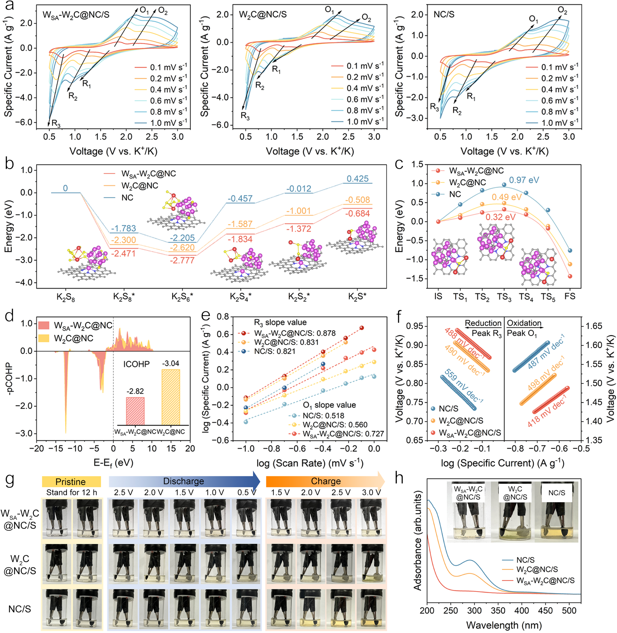 Fig. 4: Sulfur redox kinetics under synergy strategy.